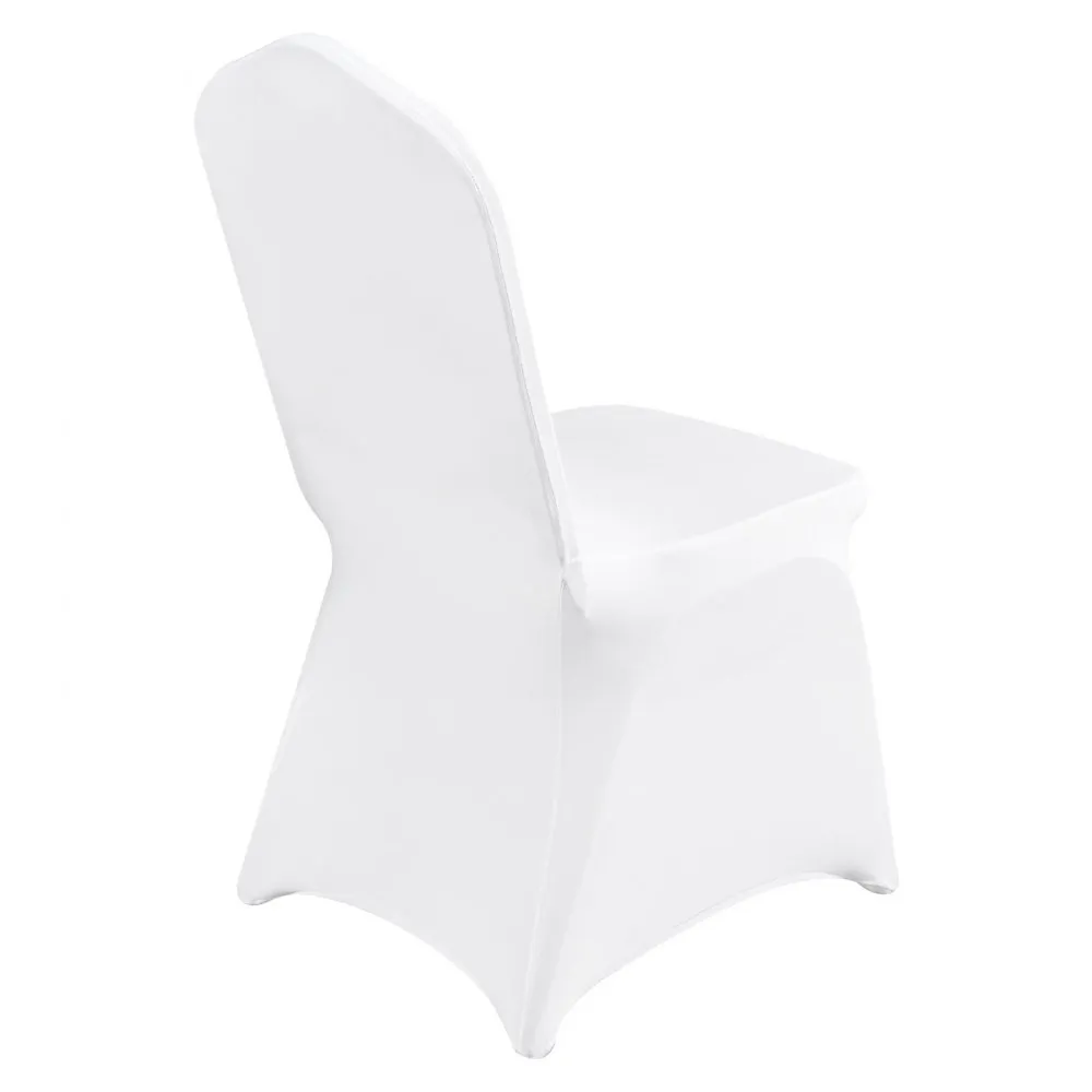 02947 VEVOR White Spandex Banquet Chair Covers — Q detail photo 12