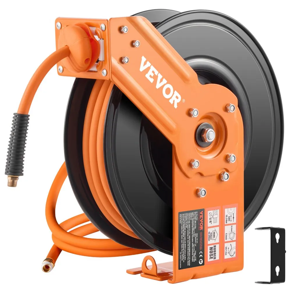 03518 VEVOR Retractable Air Hose Reel 3/8 in x 50 detail photo 12