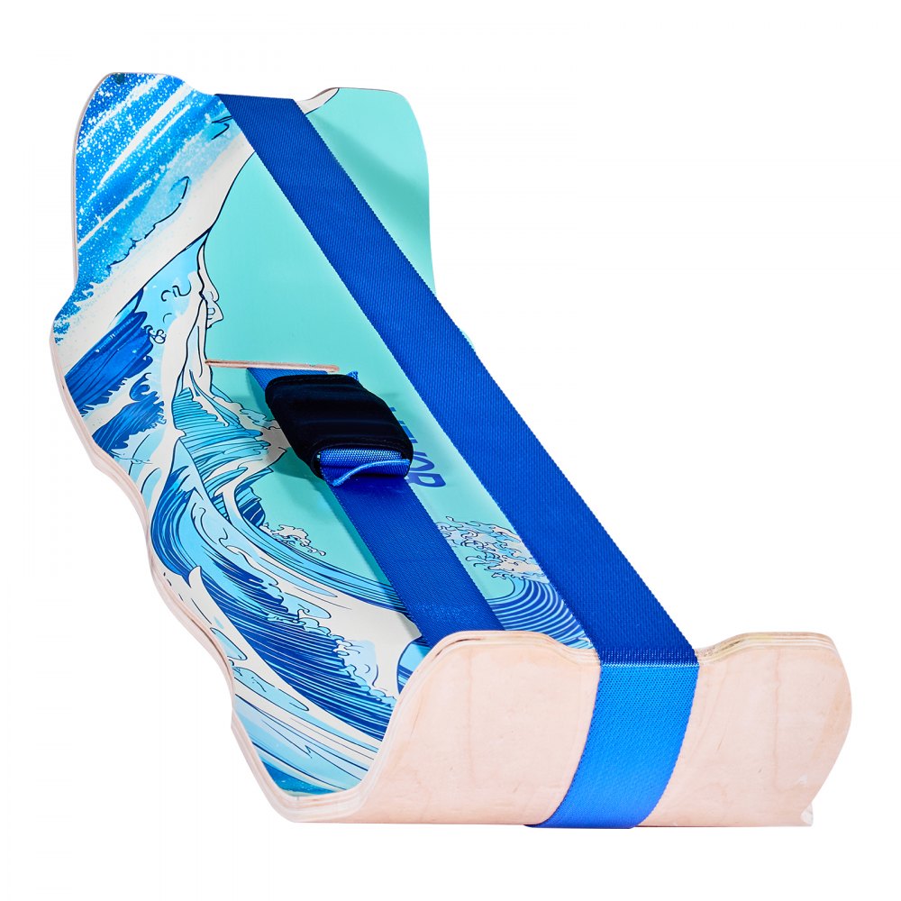 01179 VEVOR Wooden Wobble Balance Board with Wave detail photo 13
