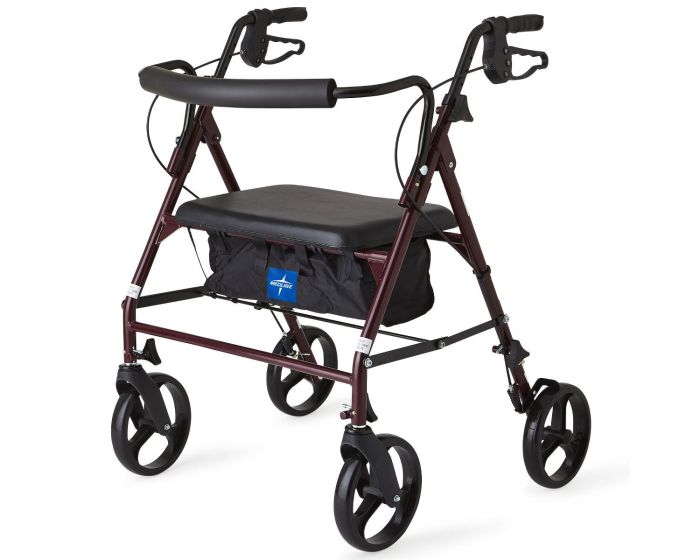 03328 Medline Bariatric Rollator Heavy Duty Rollin, stock photo — view 1