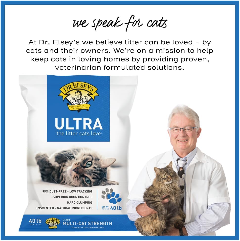 02862 Dr. Elsey's Ultra Cat Litter Unscented Hard detail photo 3
