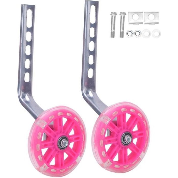 03421 Pink Bicycle Training Wheels and Pedals — St detail photo 3
