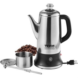 02941 VEVOR Stainless Steel Coffee Maker SFC18100S, stock photo — view 1
