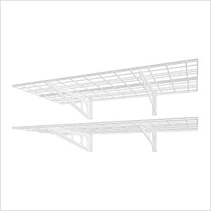 03279 FLEXIMOUNTS 2x4 Wall Shelving Unit Floating, stock photo — view 1