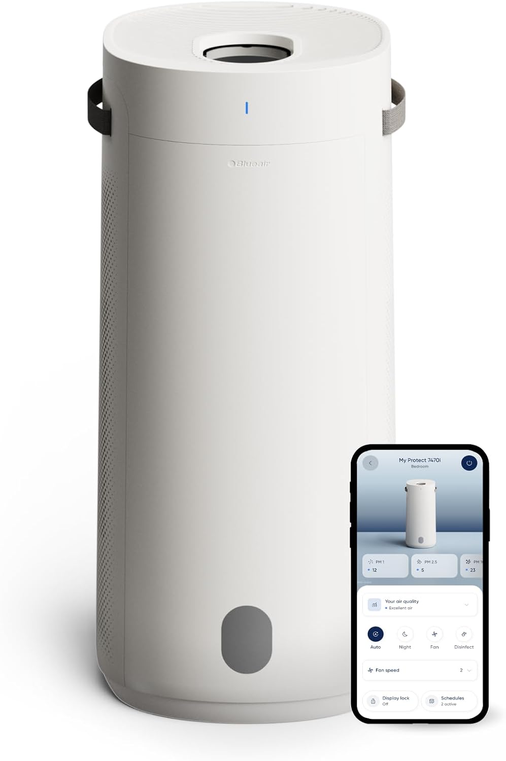 Blueair DH3i Air Purifier and Humidifier 2-in-1 Unit, stock photo — view 1