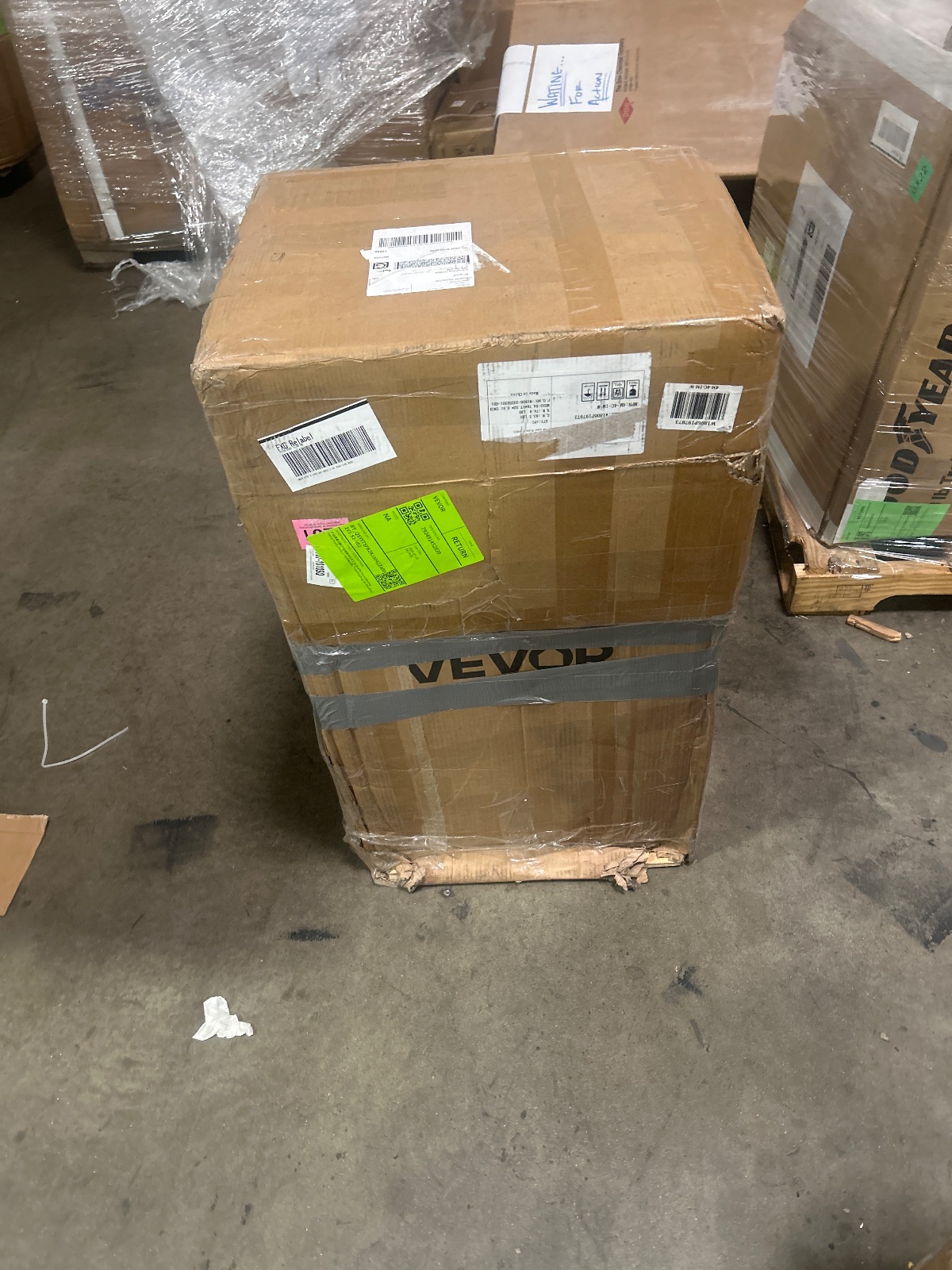 VEVOR Commercial Ice Maker 110Lbs 24H Stainless Steel Industrial Ice Machine, Arlington TX liquidation listing — view 1