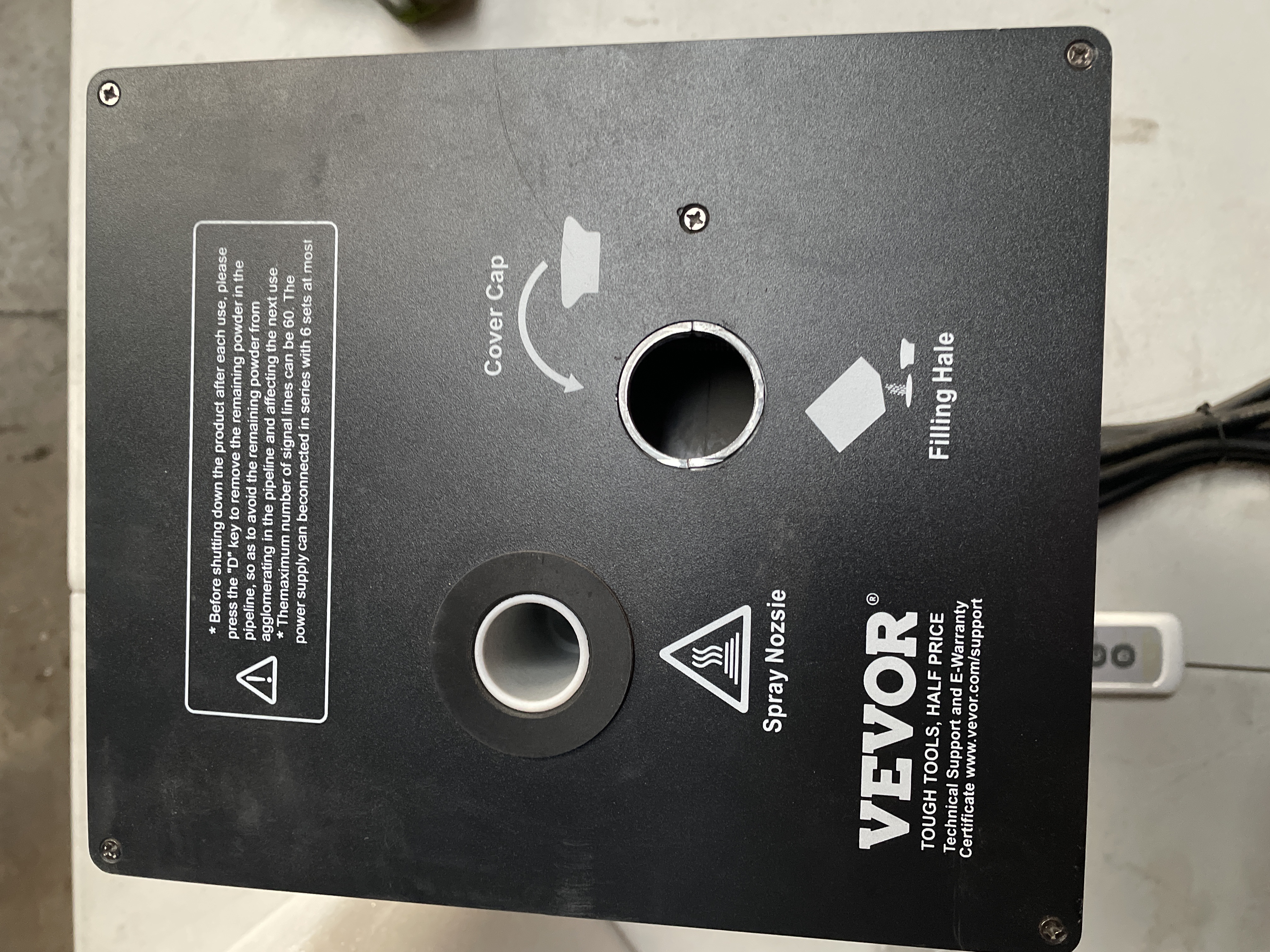 VEVOR 700W Cold Spark Machine Stage Special Effects Controller 2-Pack detail photo 3