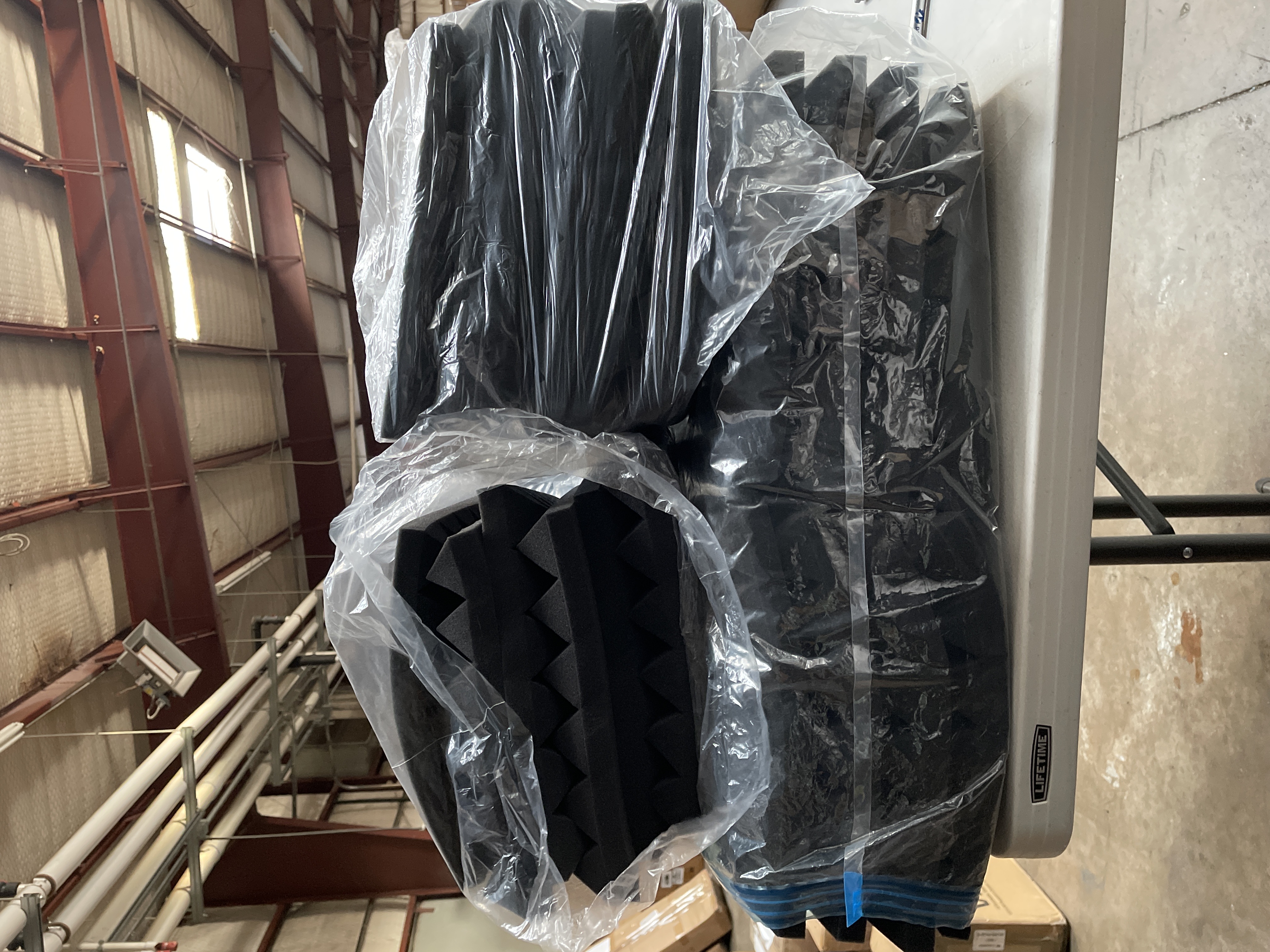 VEVOR 36 Pack Acoustic Foam Panels 12x12x2 Inch Pyramid Soundproofing Black auction lot in Arlington TX