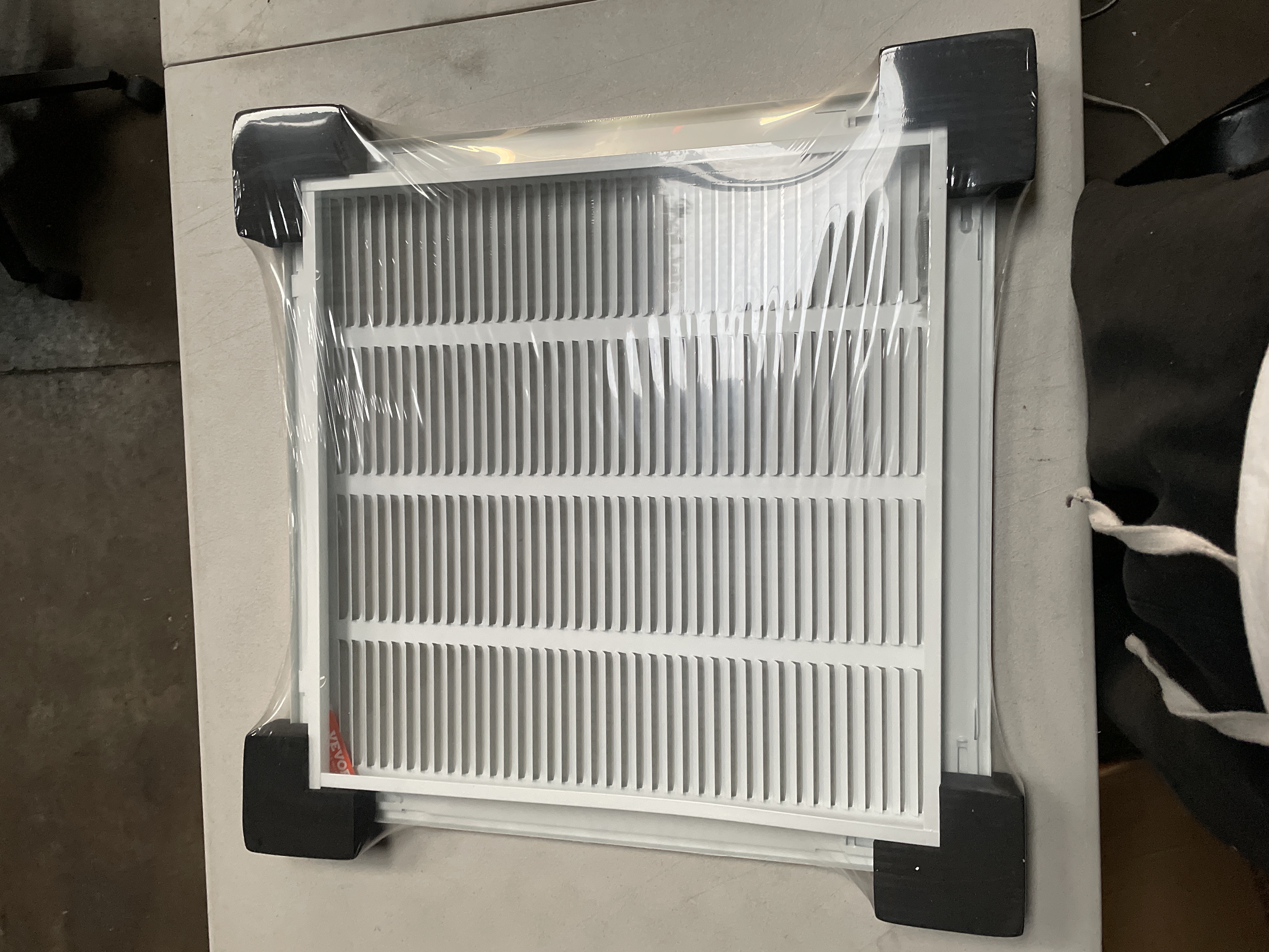 VEVOR Return Air Filter Grille Fits 20x20 Inch Duct Opening White detail photo 3