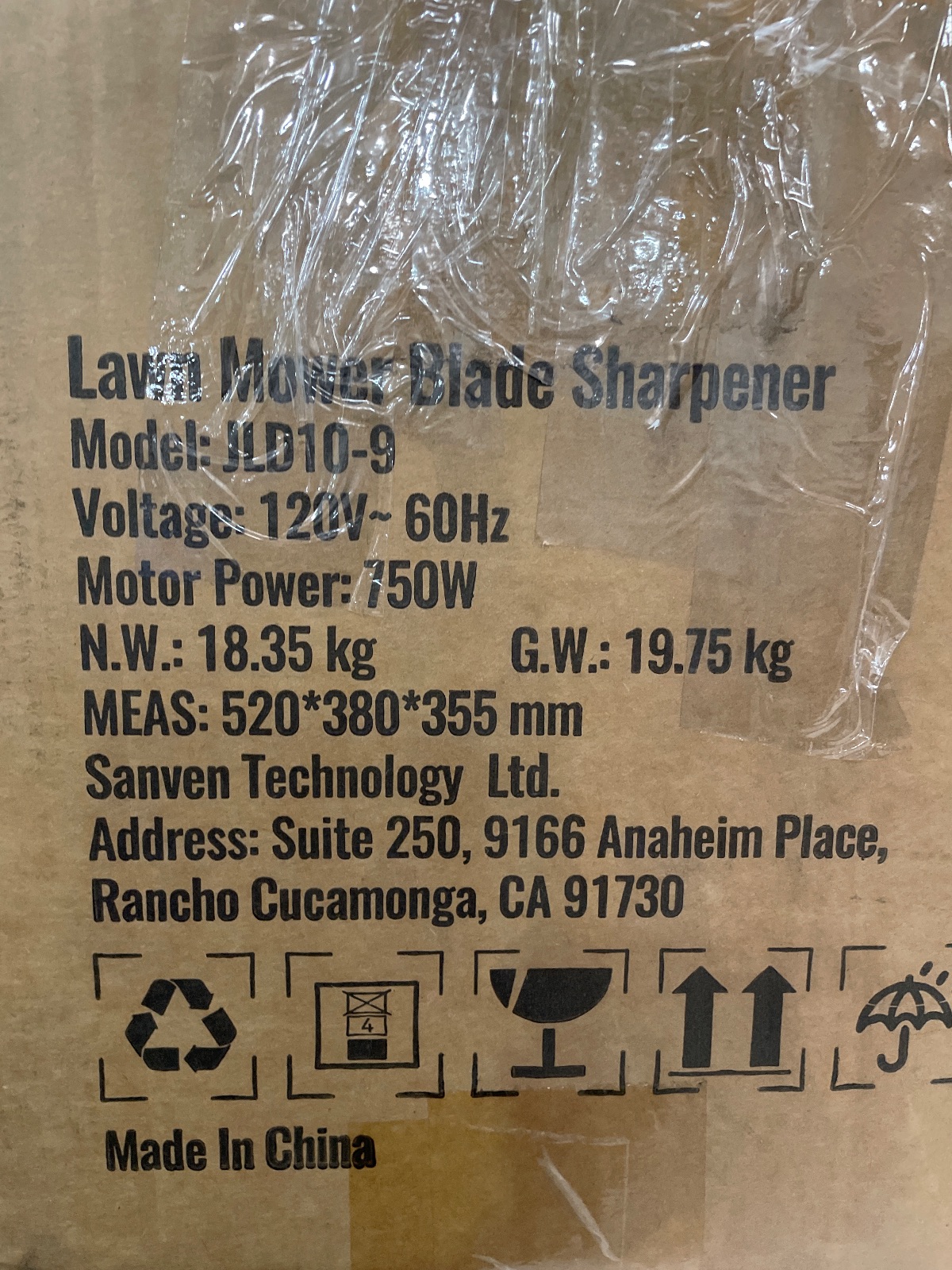 VEVOR Lawn Mower Blade Sharpener JLD10-9 1 HP 750W Motor Blade Grinder detail photo 5