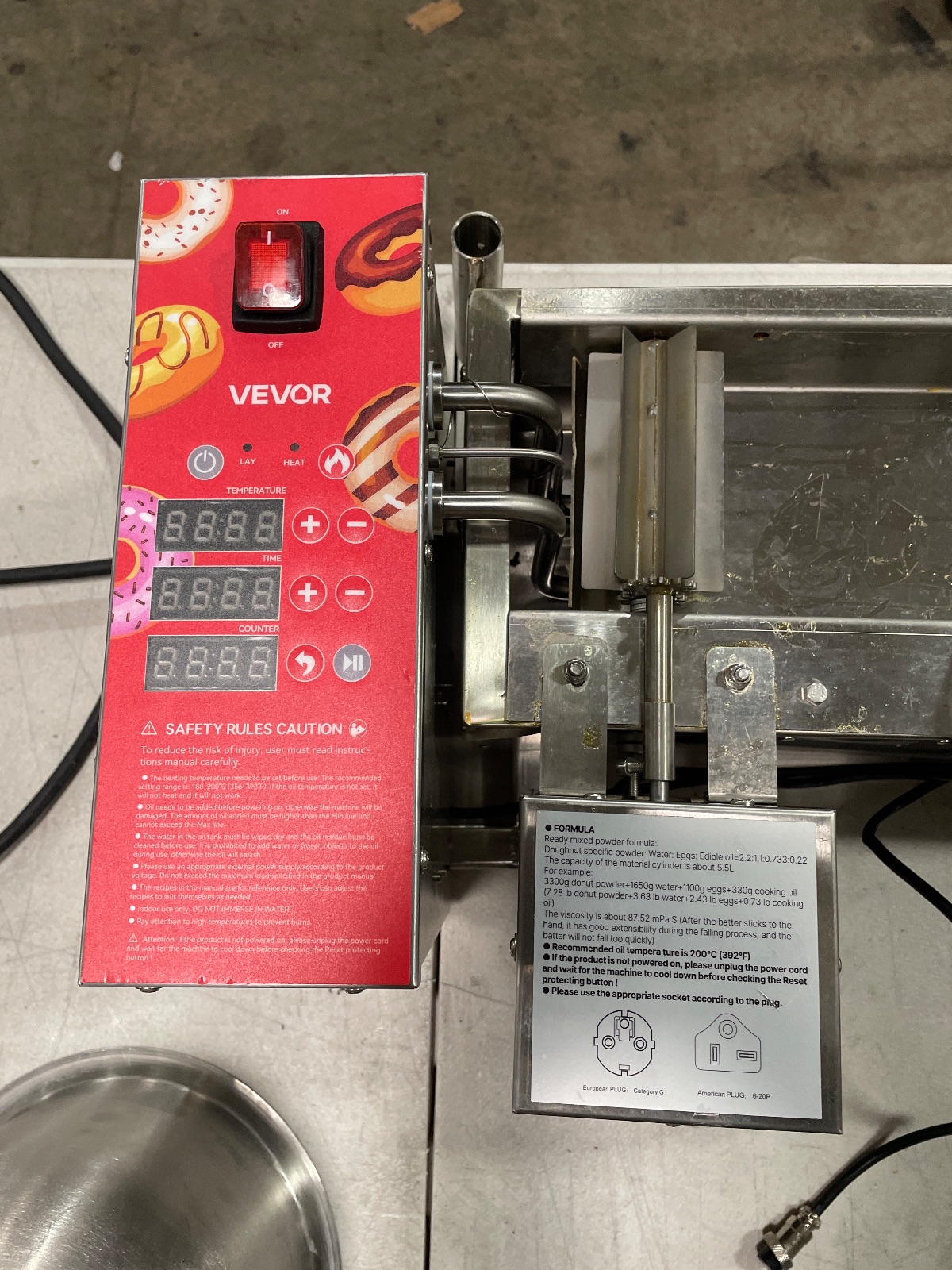 VEVOR Commercial Automatic Donut Maker Machine 110V Electric Mini Donut Maker, Arlington TX liquidation listing — view 1