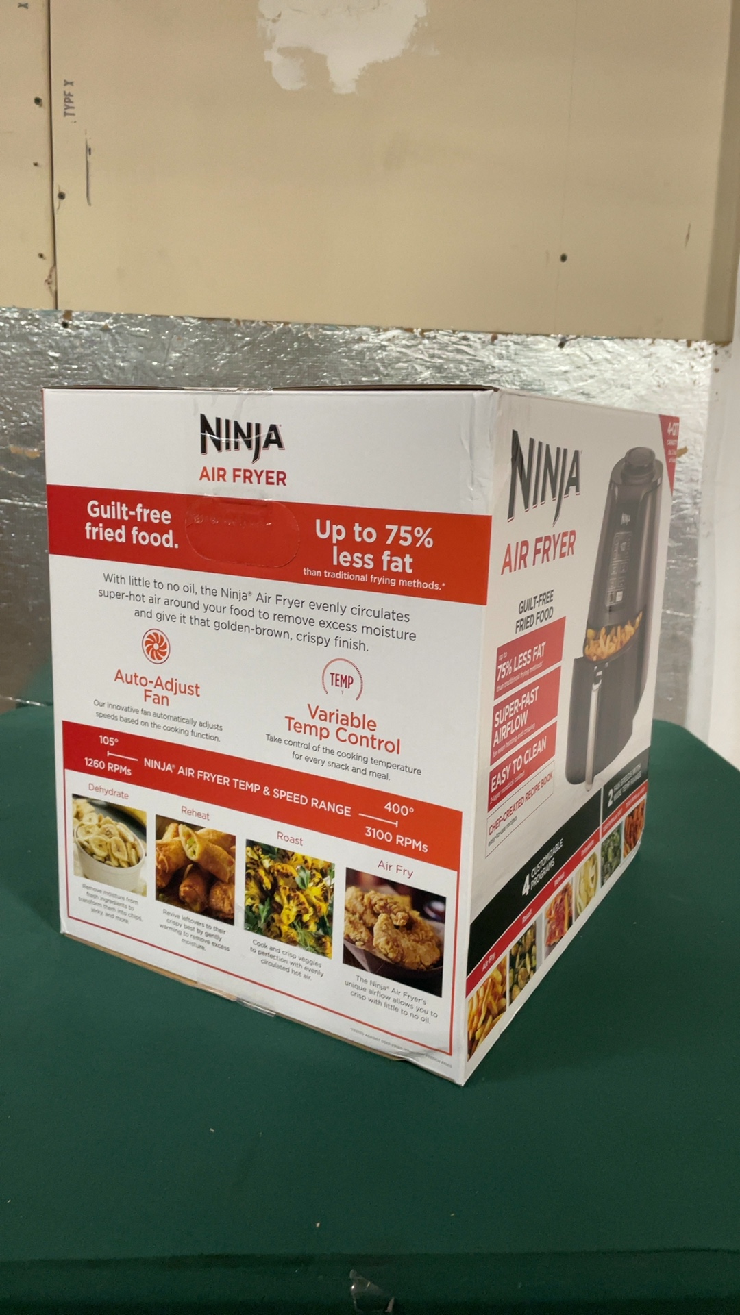 Ninja AF101 Air Fryer 4-Quart Dark Gray Countertop Kitchen Appliance detail photo 6