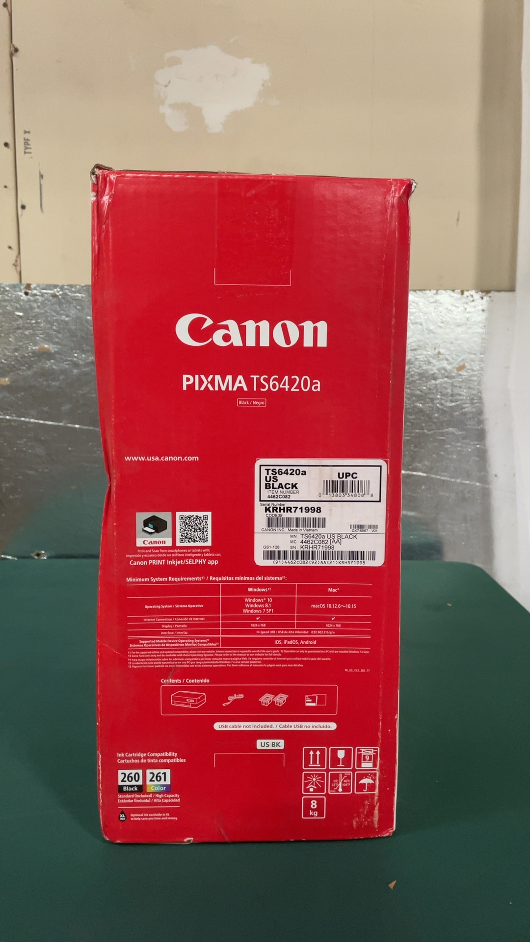 Canon PIXMA TS6420a All-in-One Wireless Inkjet Printer Black detail photo 4
