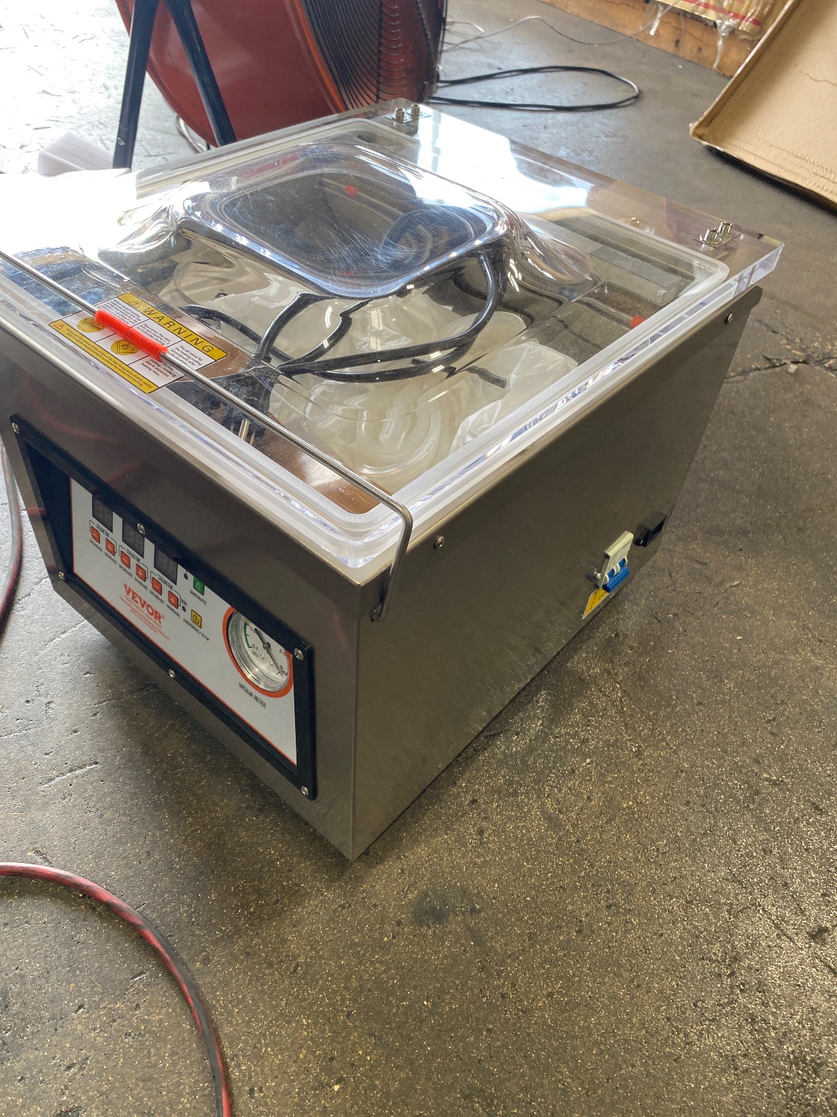 VEVOR DZ-260C-V1 Commercial Chamber Vacuum Sealer 320mm Seal Bar 120V detail photo 20