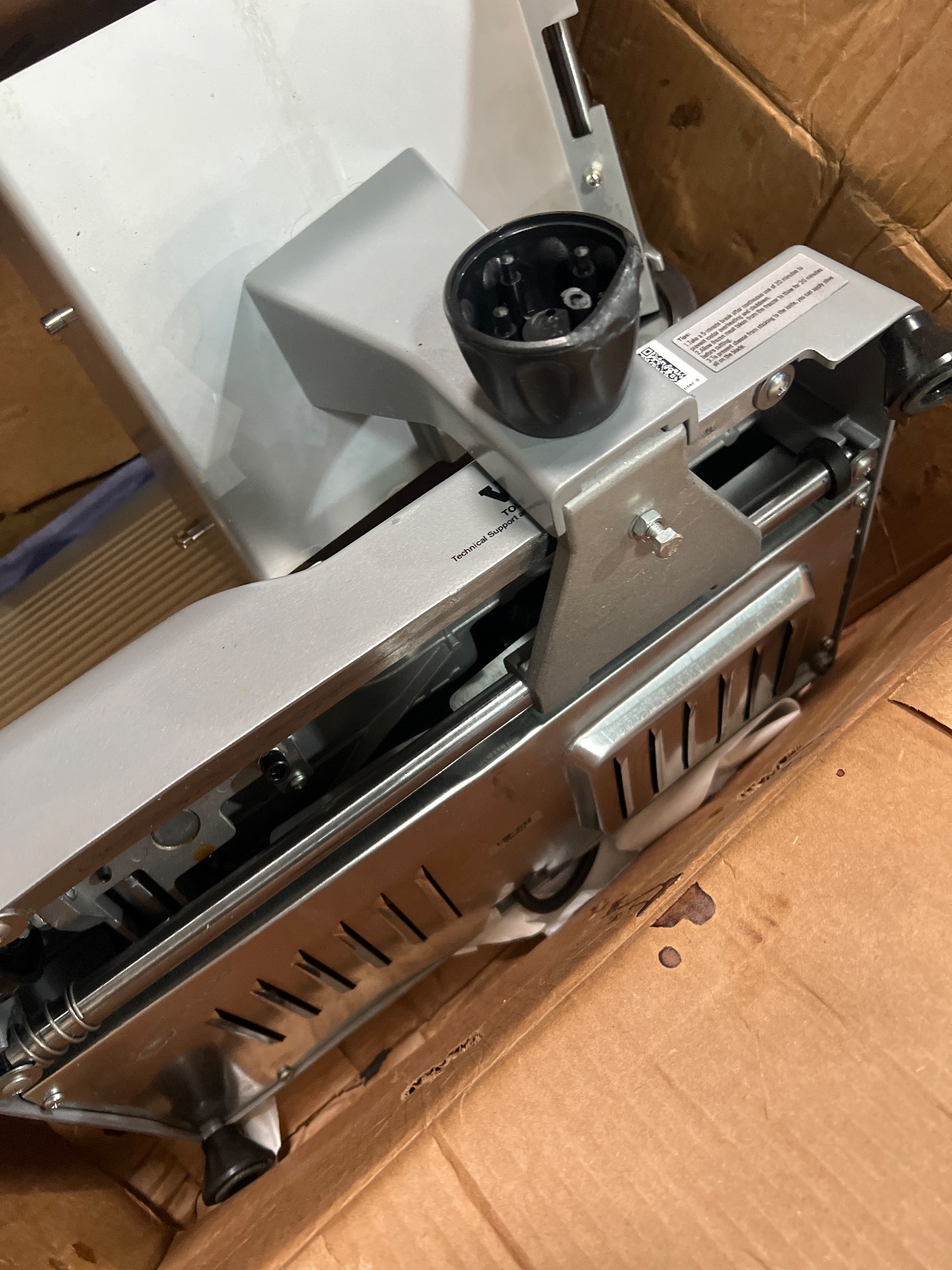 VEVOR Commercial Meat Slicer 10 Inch 1A-CS110 Parts Repair detail photo 10