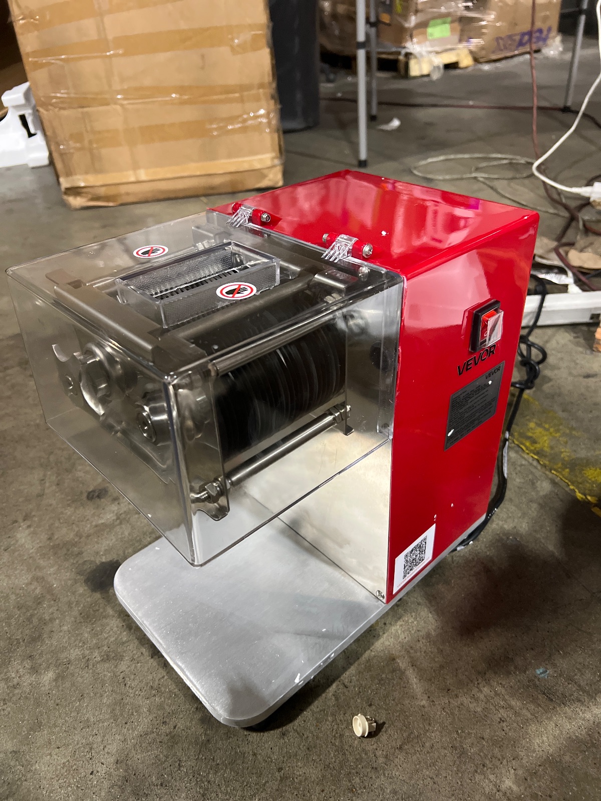 VEVOR Commercial Meat Cutter Machine 850W Electric Slicer Stainless Steel Blades detail photo 10