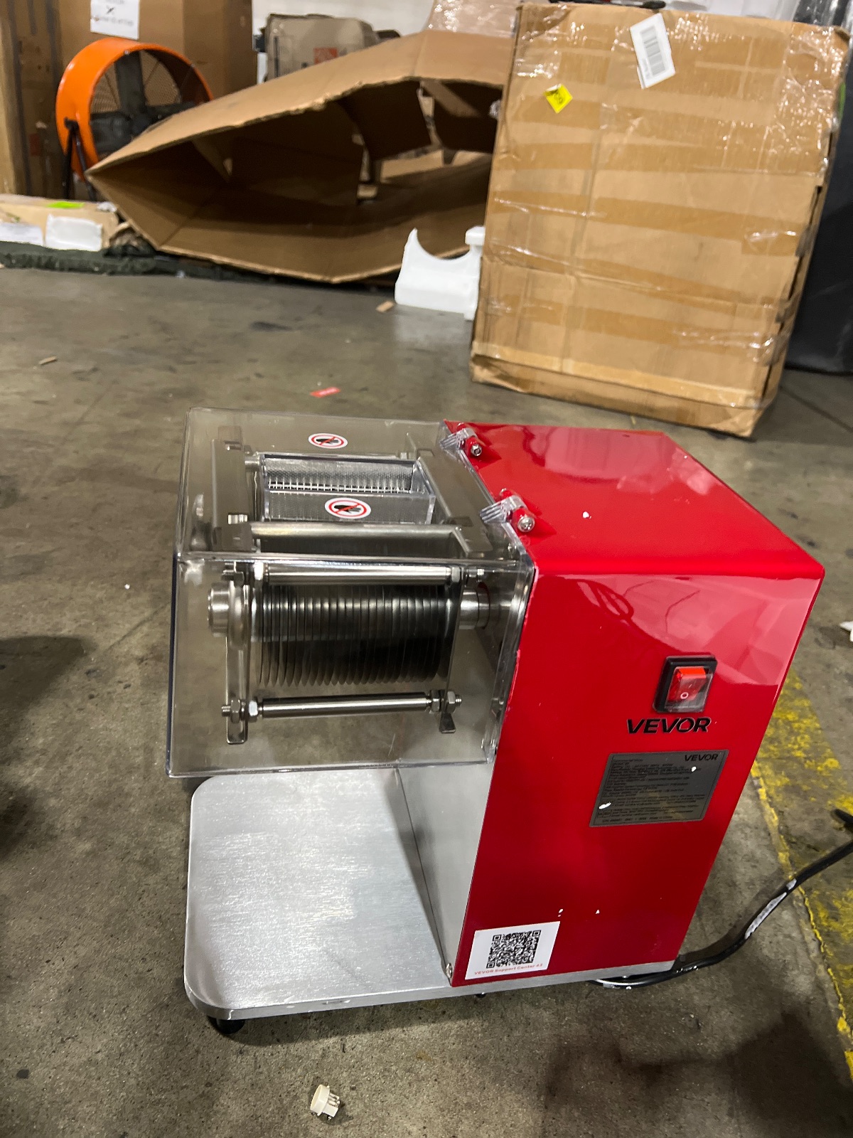 VEVOR Commercial Meat Cutter Machine 850W Electric Slicer Stainless Steel Blades detail photo 11