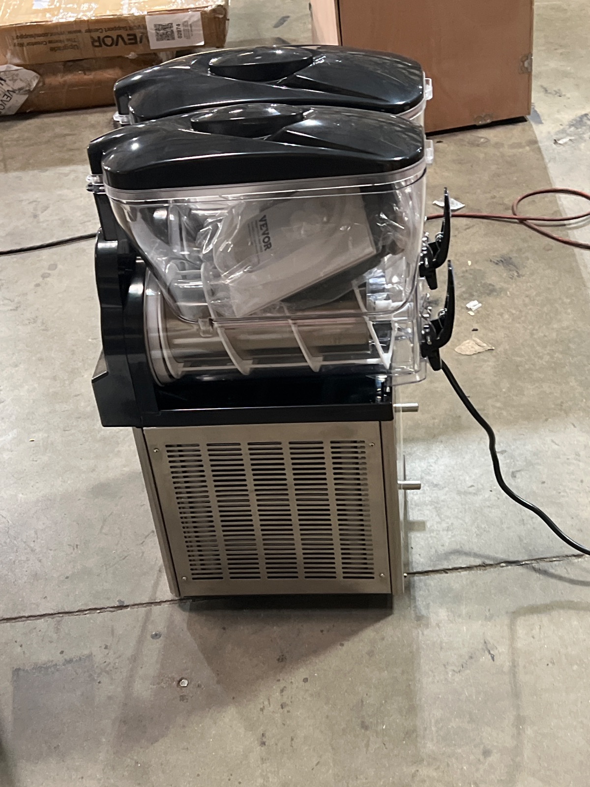VEVOR Commercial Slushy Machine Dual 15L Tanks Frozen Drink Maker detail photo 4
