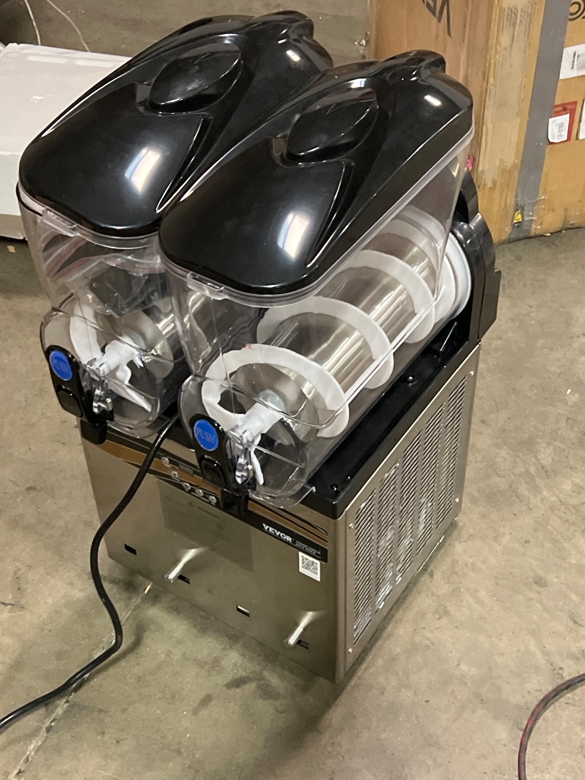 VEVOR Commercial Slushy Machine Dual 15L Tanks Frozen Drink Maker detail photo 6