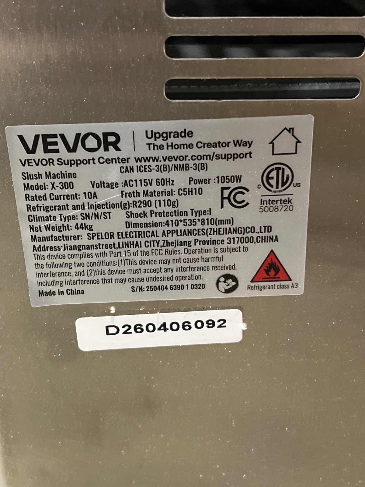 VEVOR Commercial Slushy Machine Dual 15L Tanks Frozen Drink Maker detail photo 7