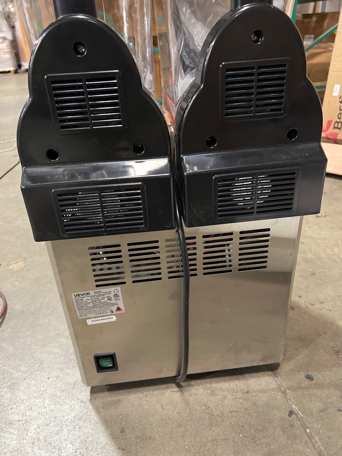 VEVOR Commercial Slushy Machine Dual 15L Tanks Frozen Drink Maker detail photo 8