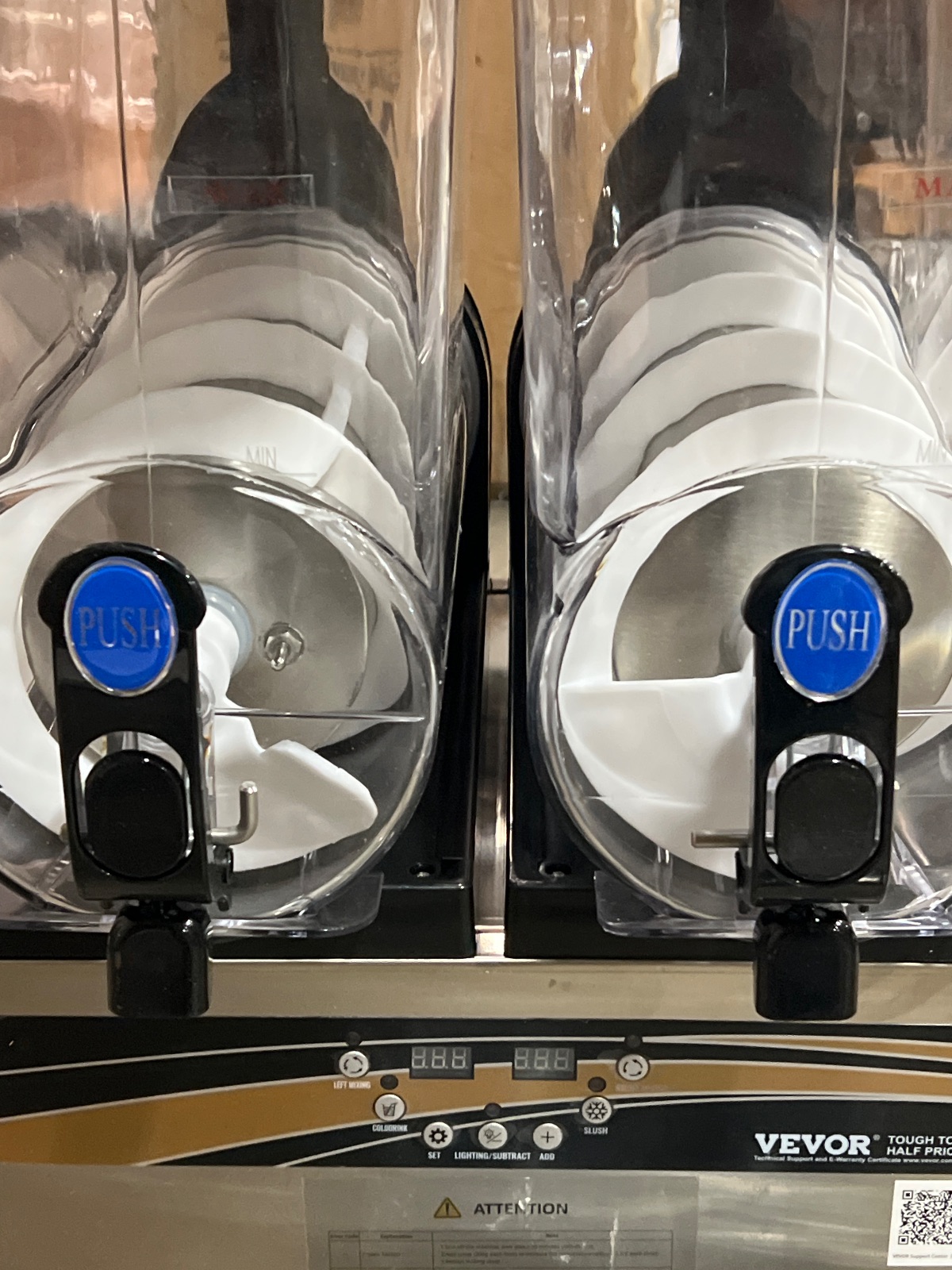 VEVOR Commercial Slushy Machine Dual 15L Tanks Frozen Drink Maker detail photo 12