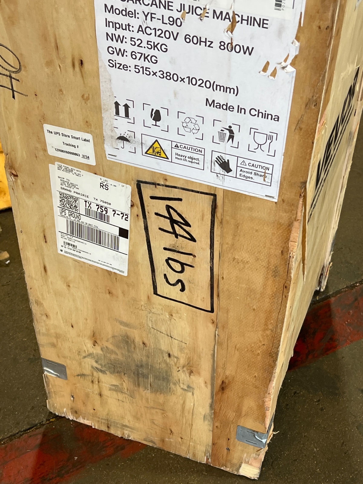 VEVOR Sugarcane Juicer Machine Model YF-L90 800W Electric Commercial Juice Extractor detail photo 4