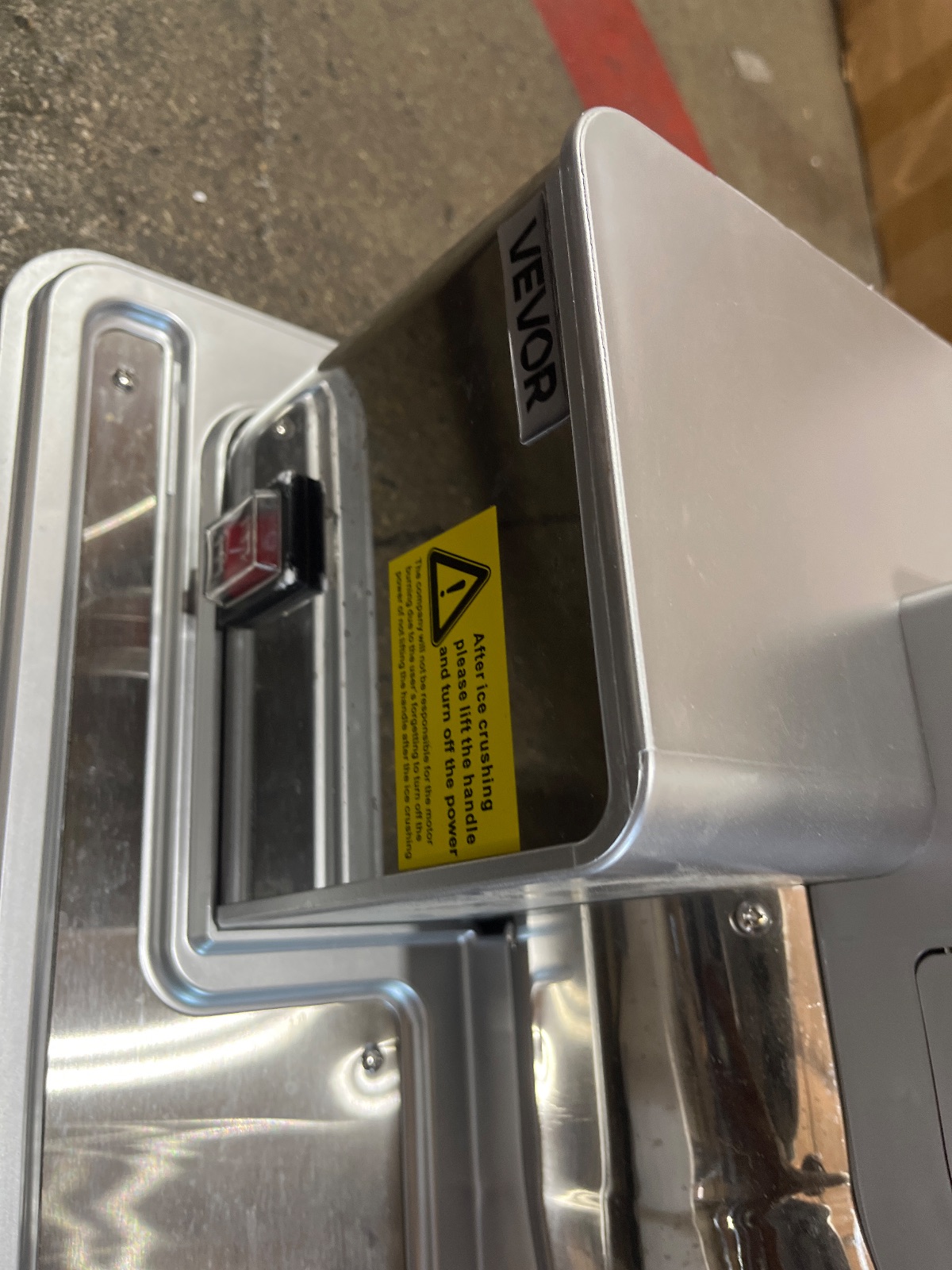 VEVOR Commercial Ice Crusher Shaver 440 LBS Per Hour Snow Cone Maker detail photo 7