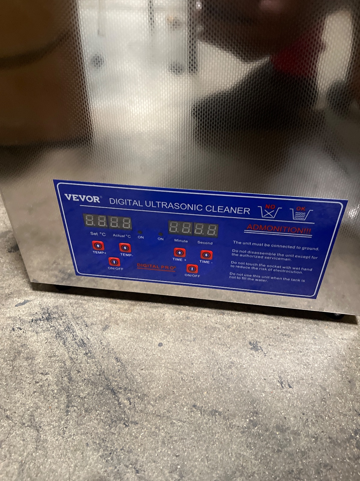 VEVOR 6L Ultrasonic Vinyl Record Cleaning Machine with Motorized Bracket detail photo 4