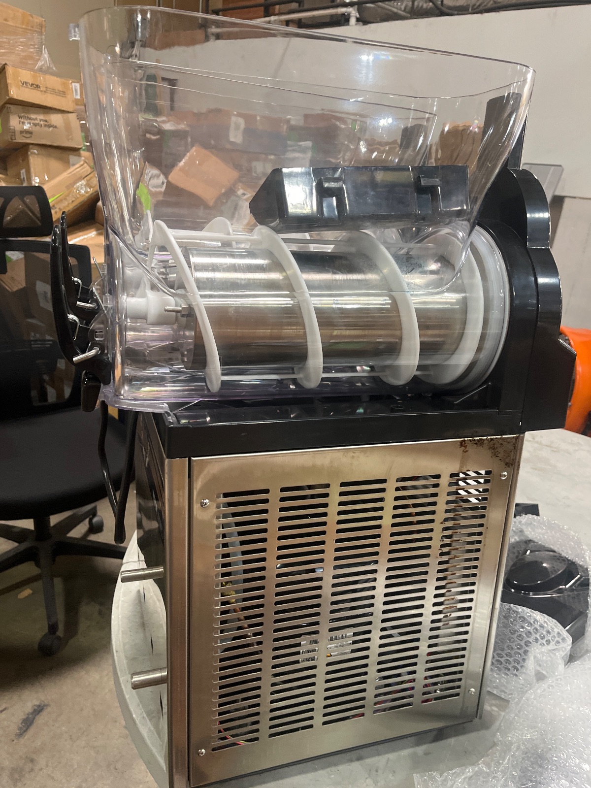 VEVOR Double Tank Commercial Slushy Machine 30L Frozen Drink Maker Model X-300 detail photo 9