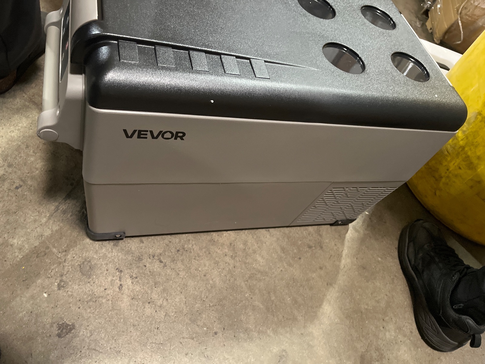 VEVOR 12V Portable Car Refrigerator 37 Quart 35L Compact RV Freezer CF35 detail photo 7