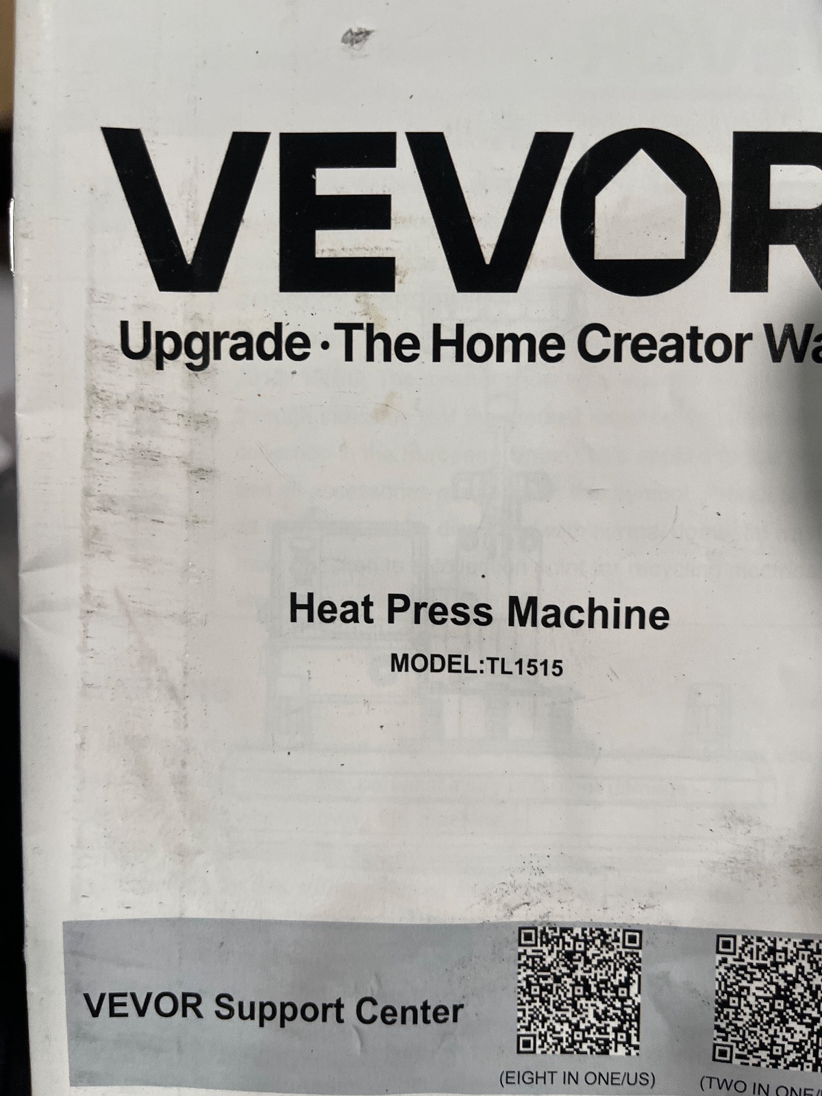 VEVOR 8 in 1 Heat Press Machine 15x15 Inch Swing Away Sublimation Printer TL1515, Arlington TX liquidation listing — view 1