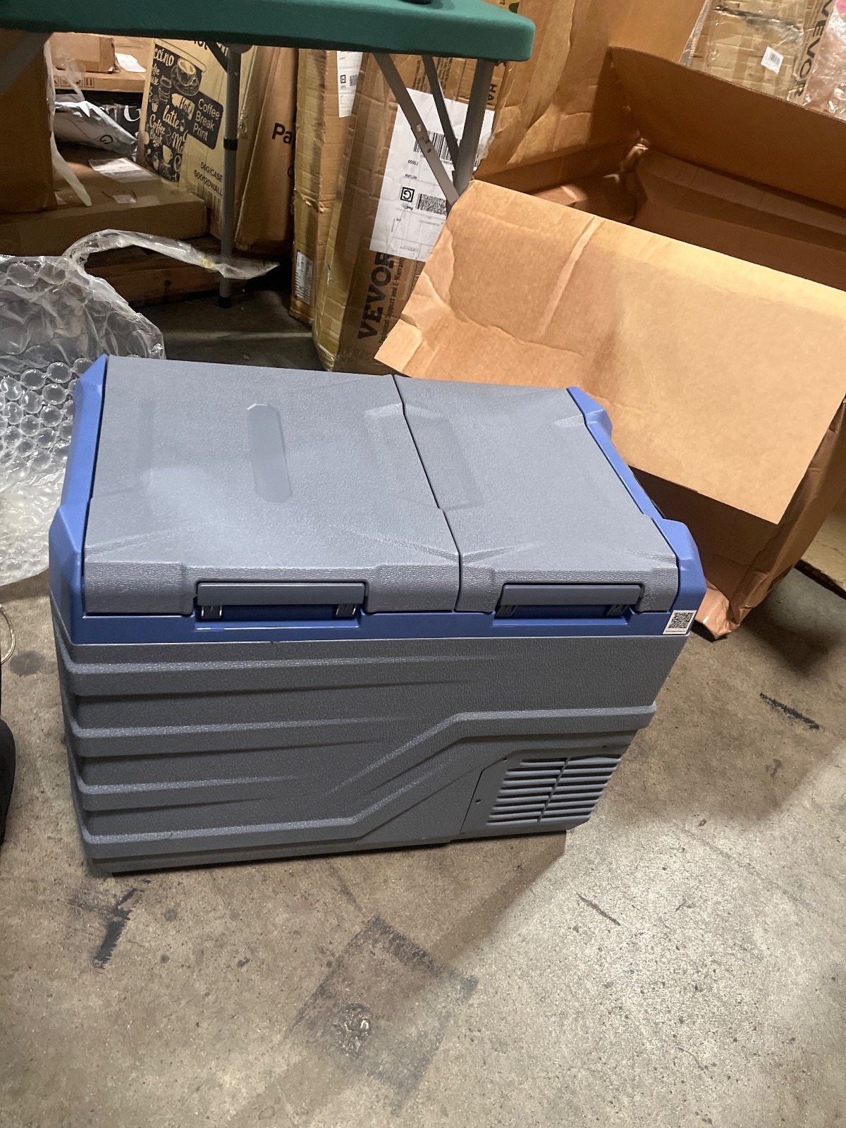 VEVOR 12 Volt Car Refrigerator 47.5Qt Portable Dual Zone Freezer NLD45 detail photo 3