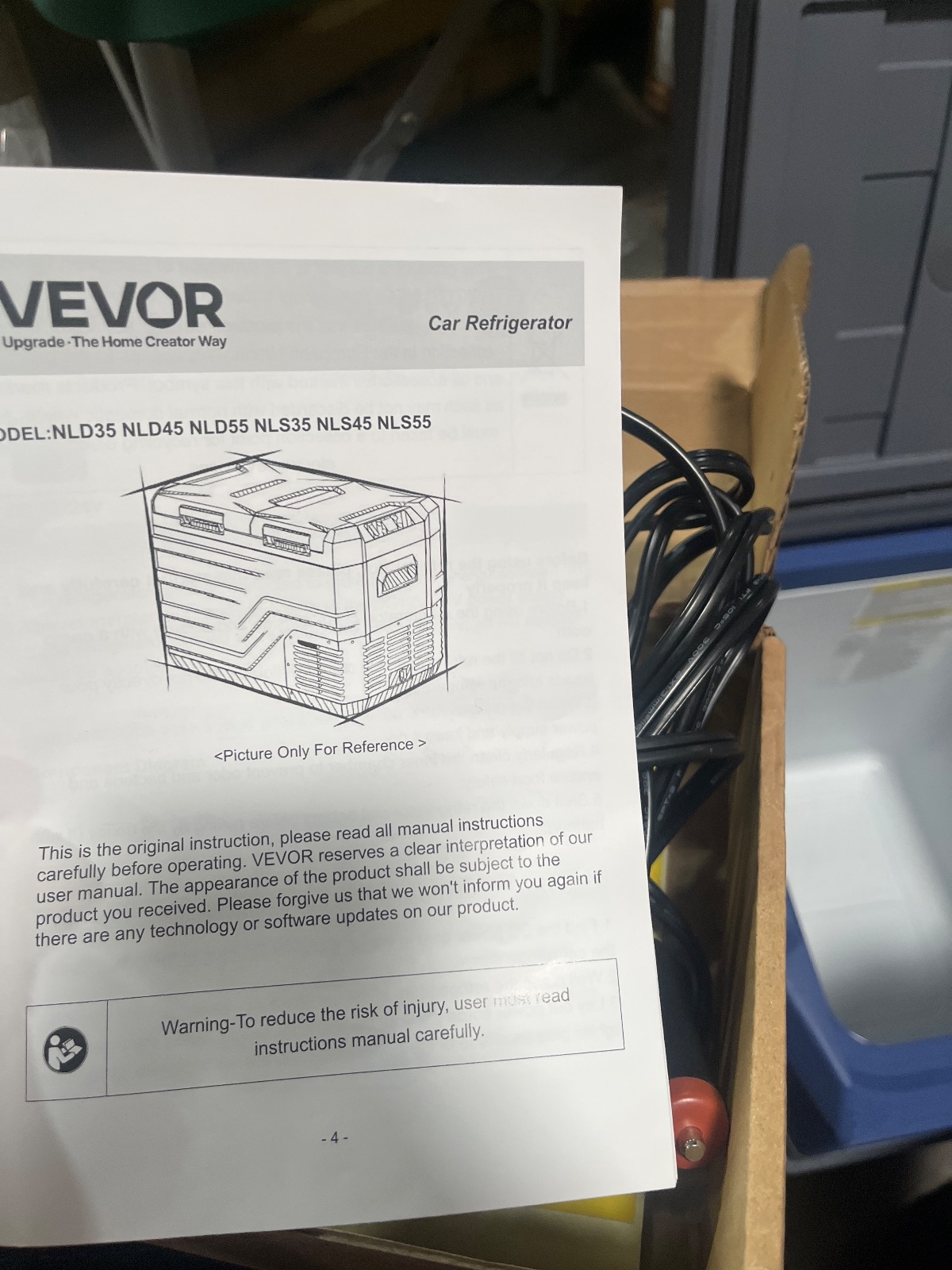 VEVOR 12 Volt Car Refrigerator 47.5Qt Portable Dual Zone Freezer NLD45 detail photo 6
