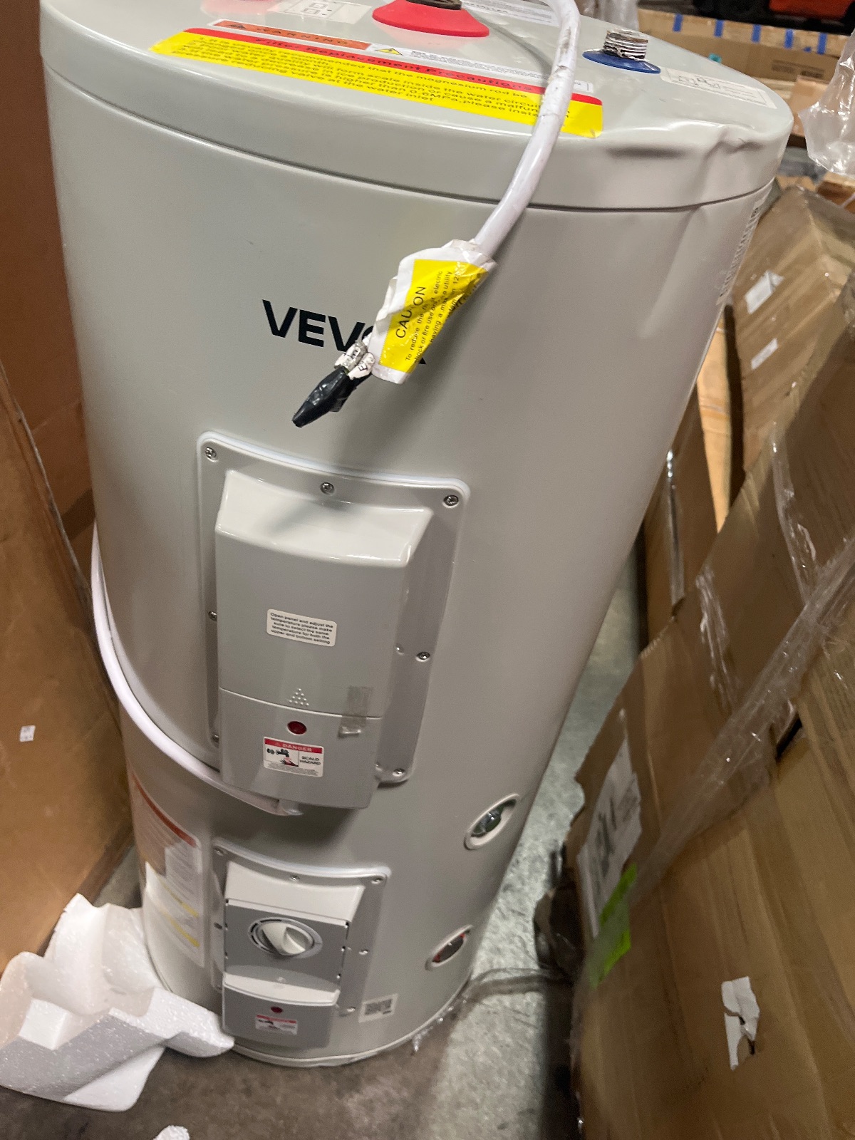 VEVOR 30 Gallon Electric Storage Water Heater Model FJI-POR-120S2 detail photo 4