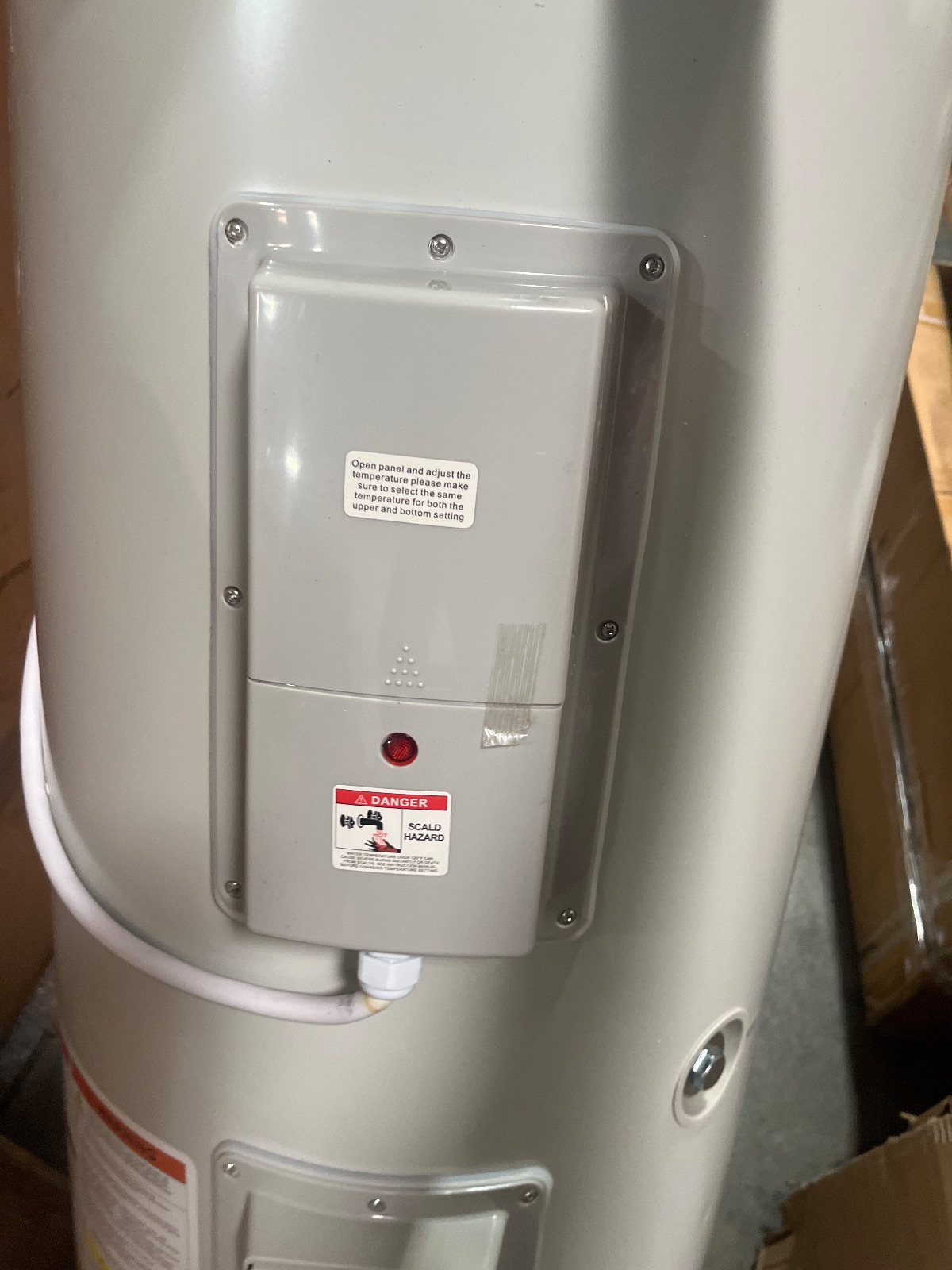 VEVOR 30 Gallon Electric Storage Water Heater Model FJI-POR-120S2 detail photo 5