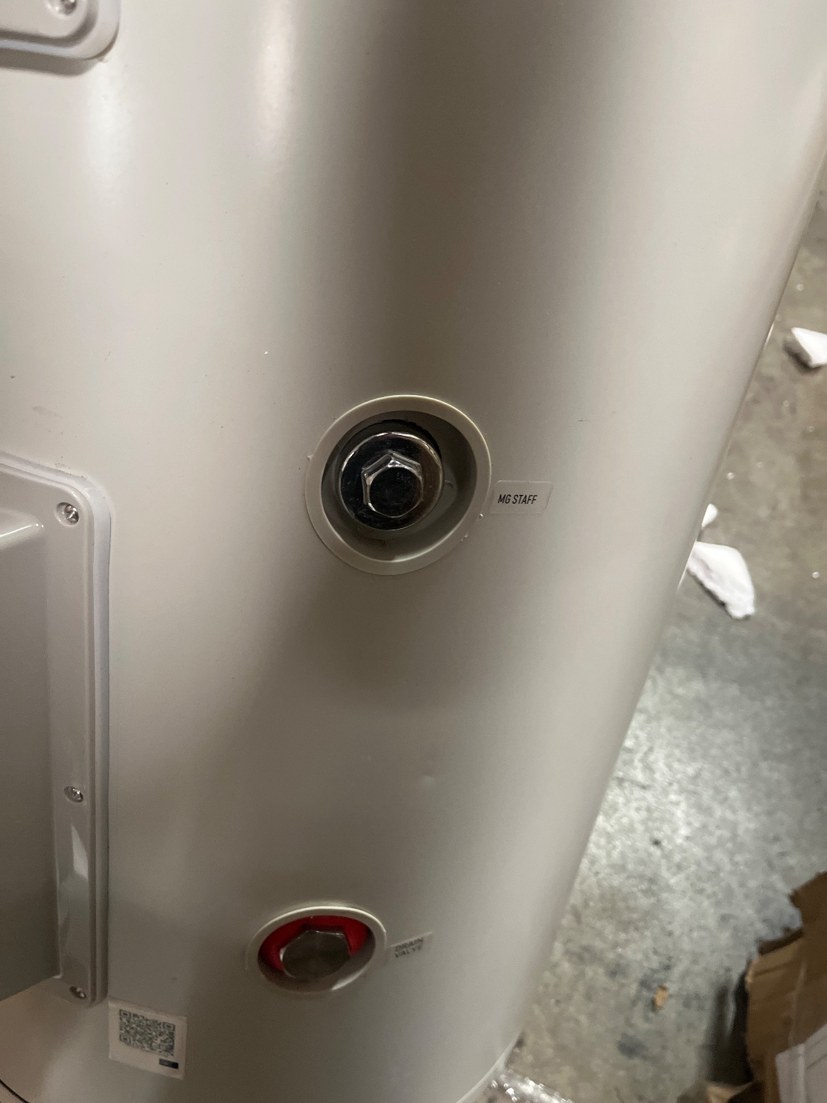 VEVOR 30 Gallon Electric Storage Water Heater Model FJI-POR-120S2 detail photo 6