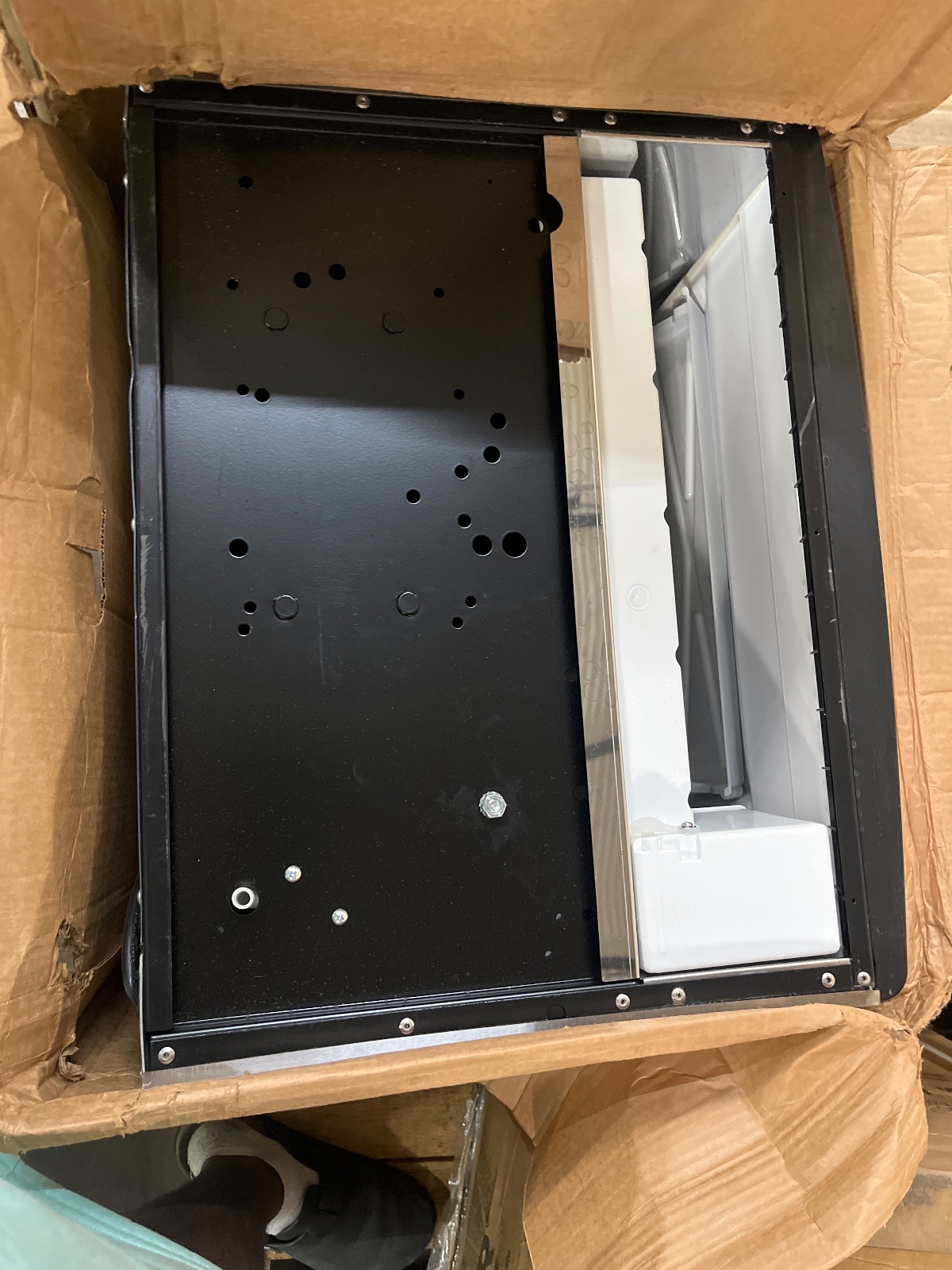 VEVOR Commercial Ice Maker Stainless Steel 110LBS 24H with 33LBS Storage, Arlington TX liquidation listing — view 1