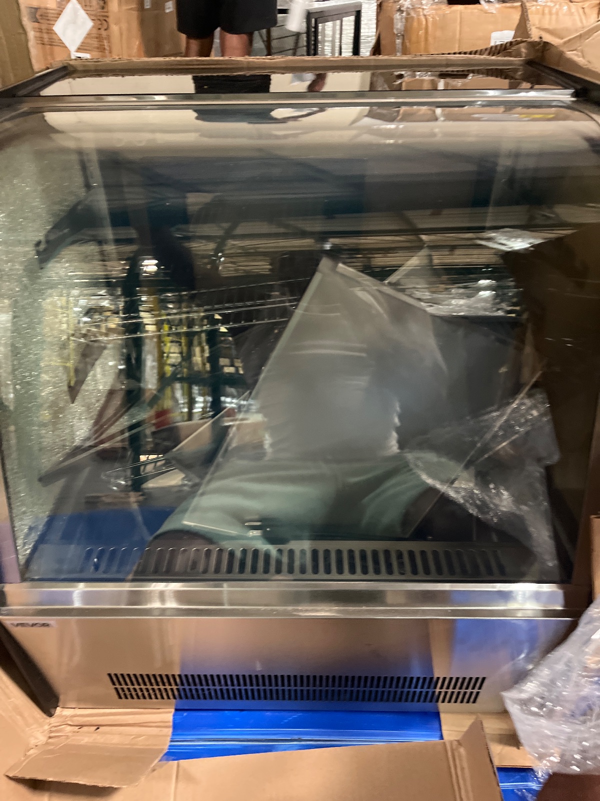 VEVOR 85L Countertop Refrigerated Display Case 3.0 Cu.Ft Commercial Bakery Showcase detail photo 2