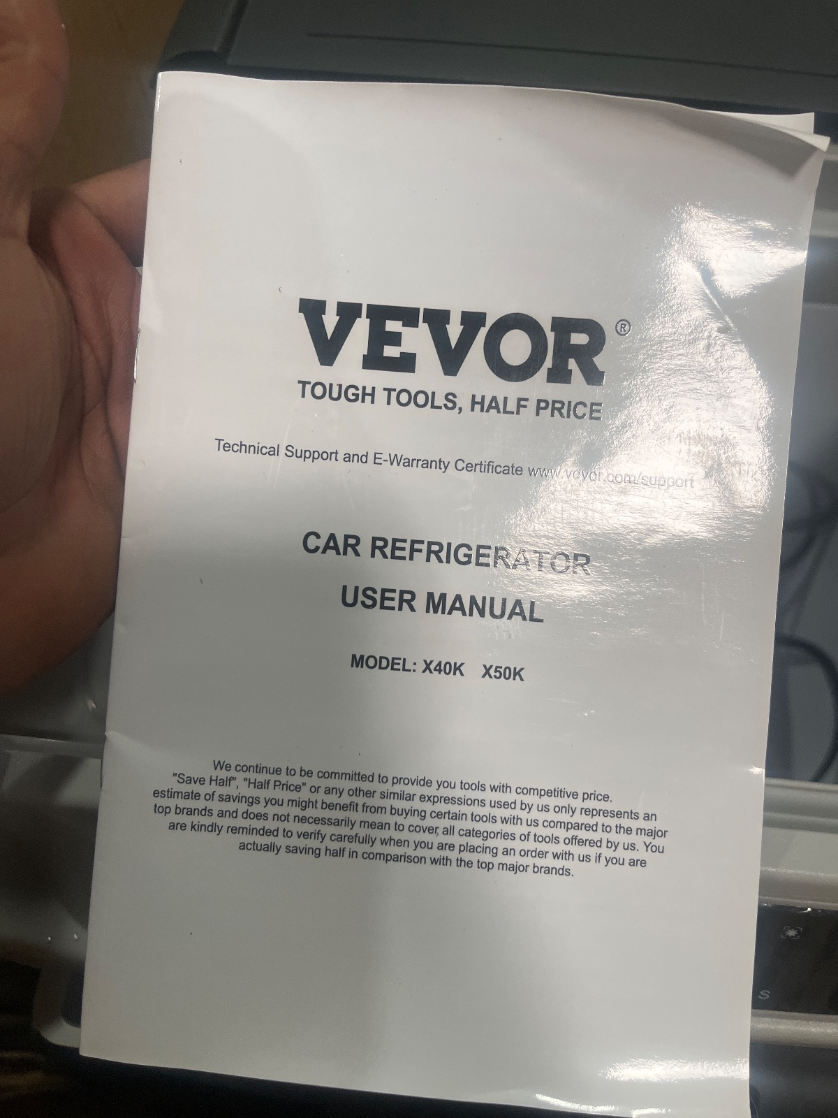 VEVOR Car Refrigerator X50K 53 Quarts Portable Freezer Unit detail photo 3