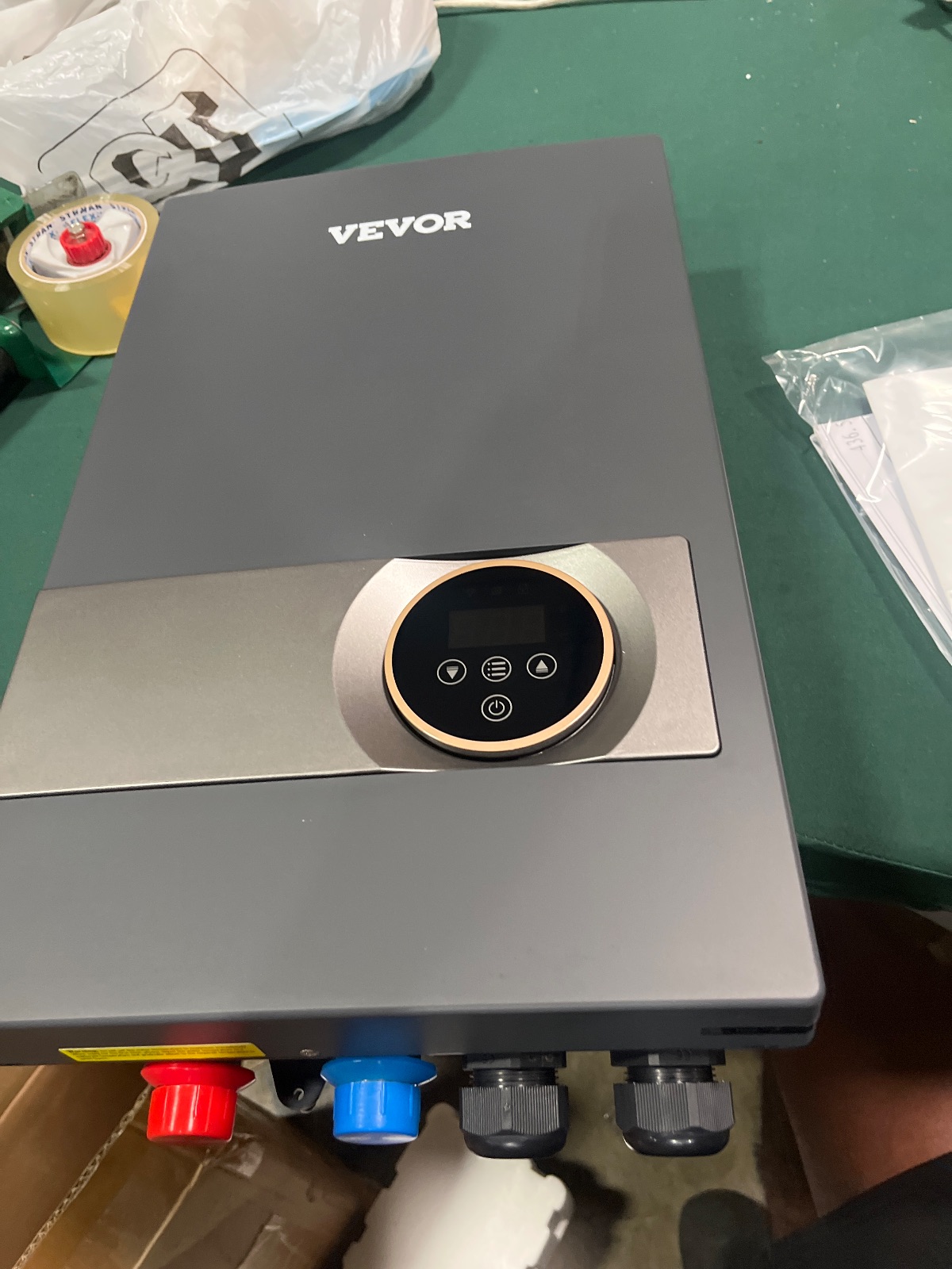 VEVOR Tankless Electric Water Heater JN18 JN27 Unit As Is detail photo 4