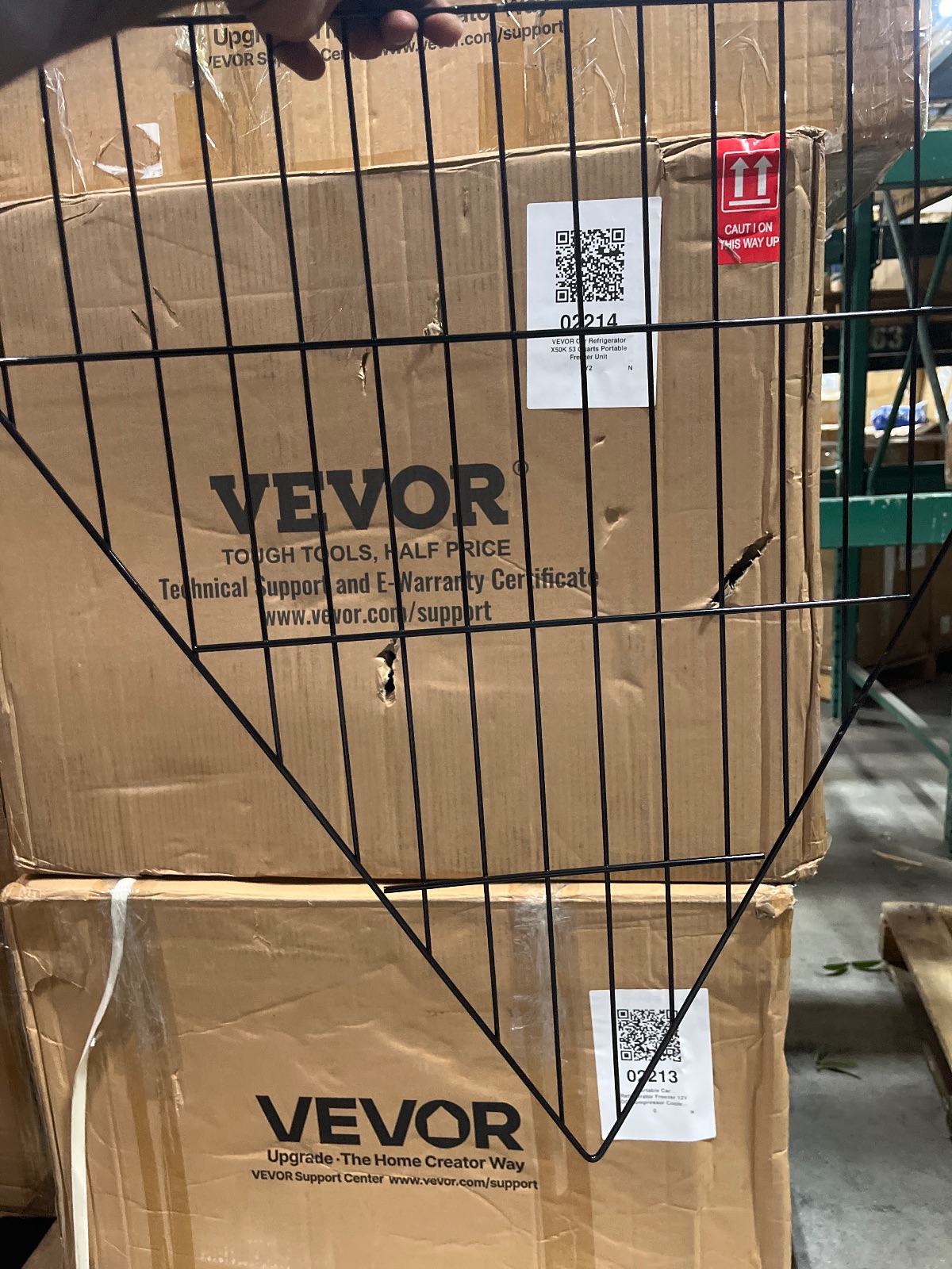 VEVOR Chicken Tunnel Model TT-MCT002 1050x750x70mm Wire Frame Panels detail photo 2