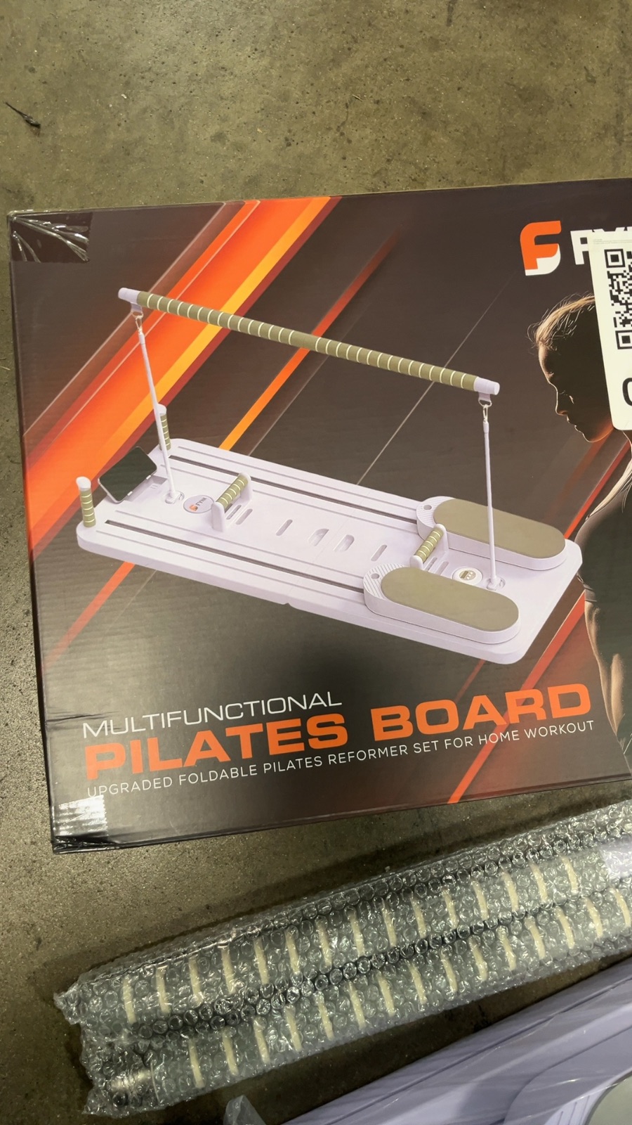 Multifunctional Pilates Board Upgraded Foldable Pilates Reformer Set for Home Workout detail photo 2