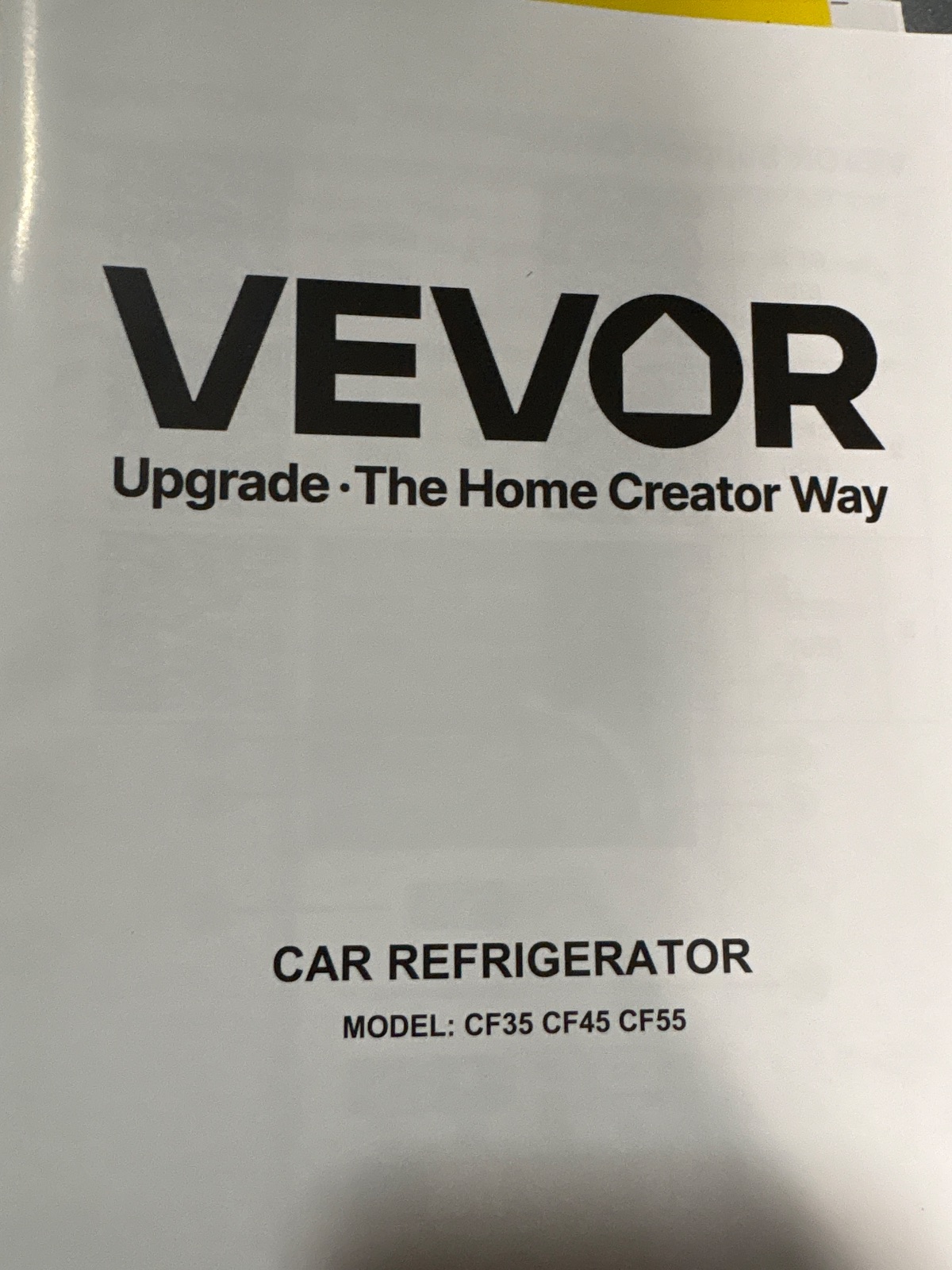 VEVOR CF55 12V Car Refrigerator 58 Quart Portable Freezer detail photo 2
