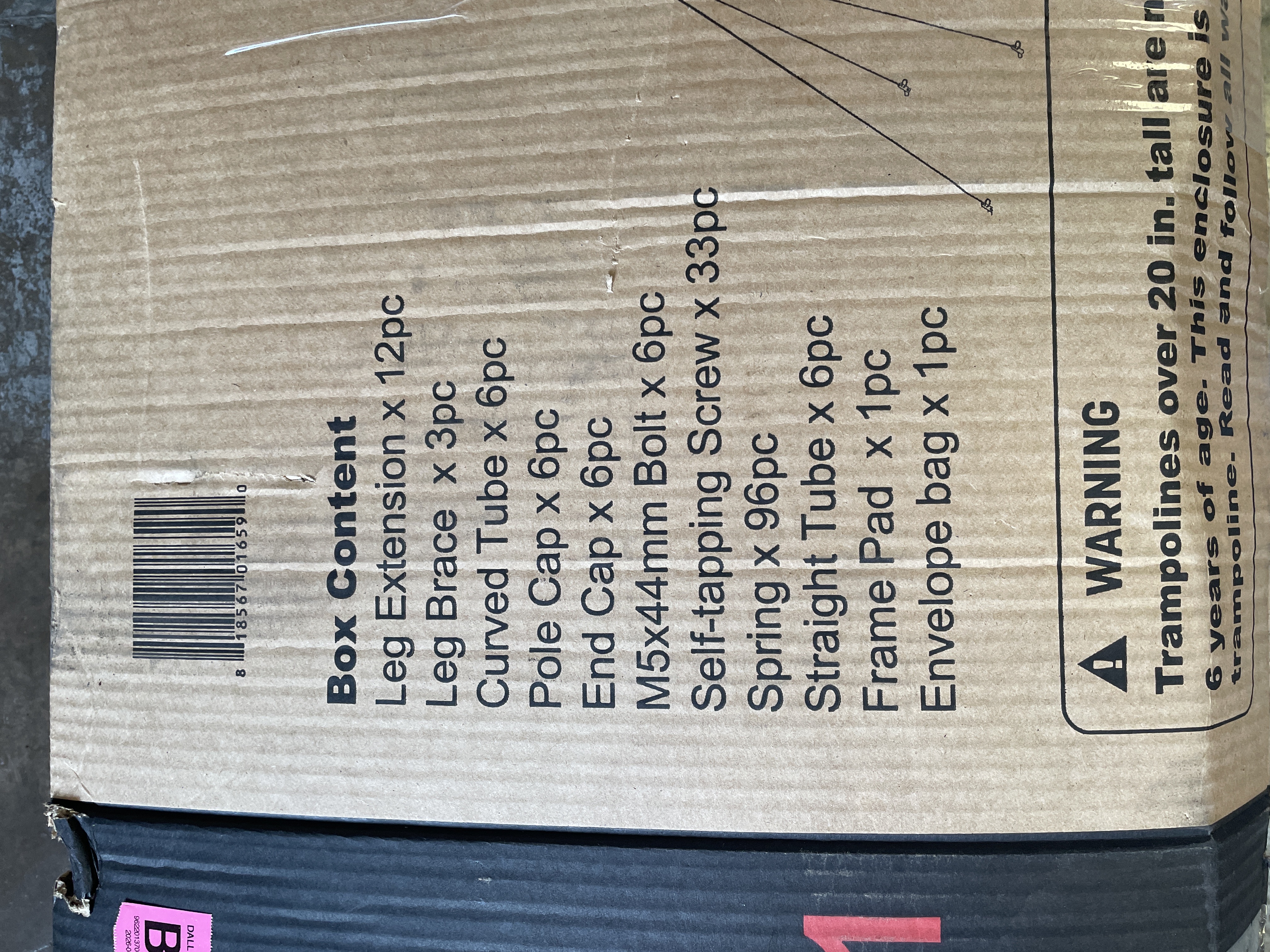Skywalker Trampolines 15-Foot Round Trampoline Components Box 1 of 2 Only detail photo 5