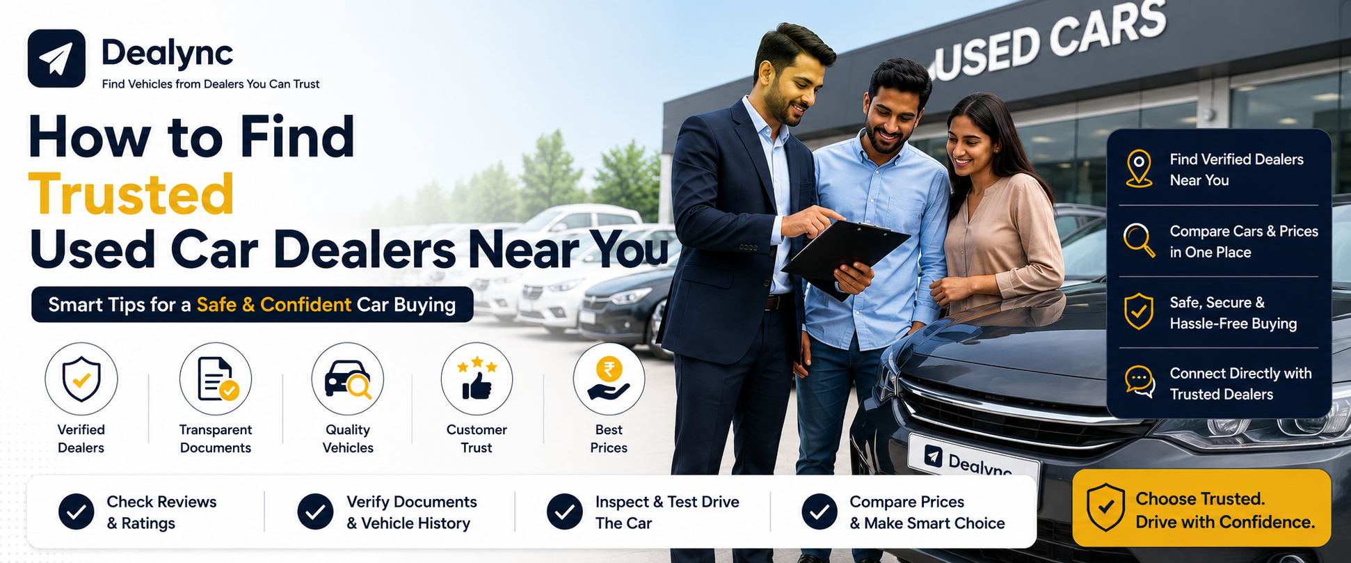 How to Find Trusted Used Car Dealers Near You