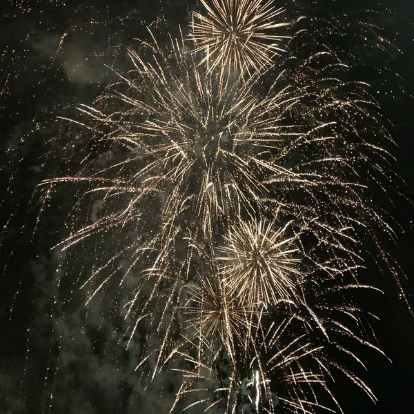 Xian - 今年的盛夏，鄉下旬年一次的祭典，在疫情百般阻撓下，有幸的如期舉行了。接近尾聲，我隨著眾人的步伐，緩慢的走上一條偌大的橋，大家仰望著漆黑的夜空，我也不例外！

隨著倒數的開始：3、2、1