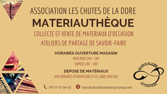 Les Chutes de la Dore — matériauthèque à Marsac-en-Livradois