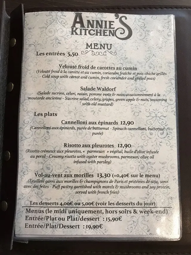Annie's Kitchen — restaurant vegan à Lille