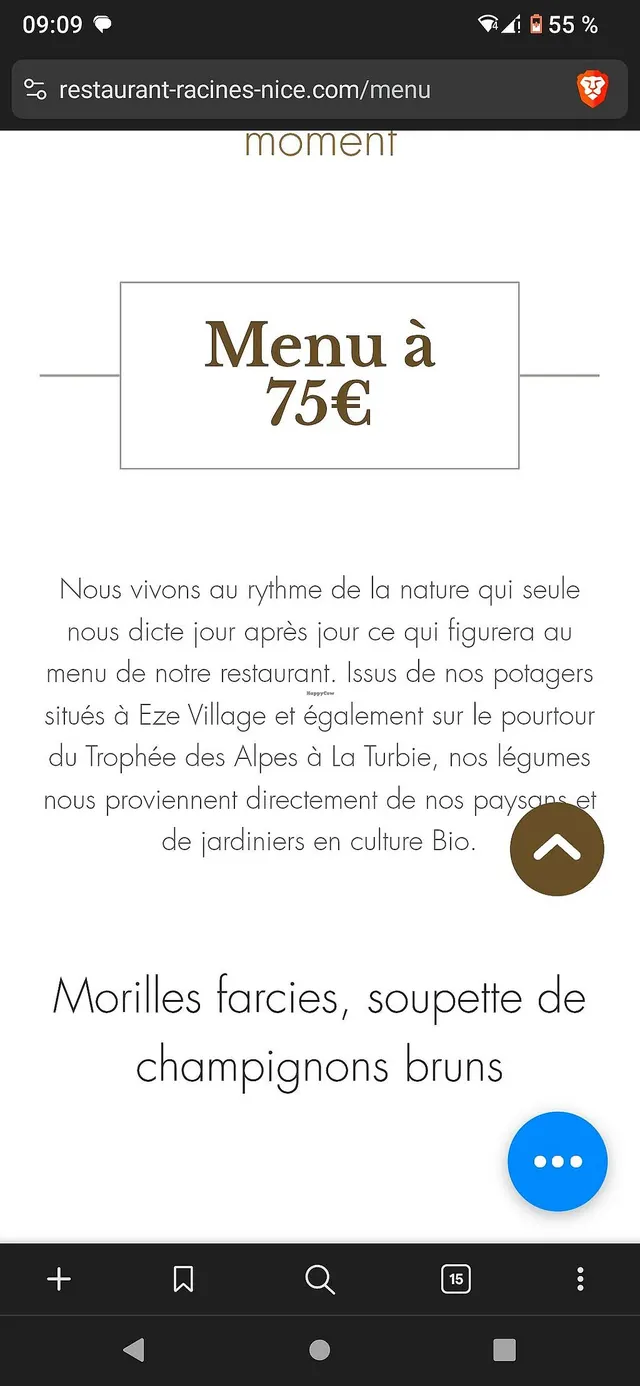 Racines - Bruno Cirino — restaurant végétarien à Nice